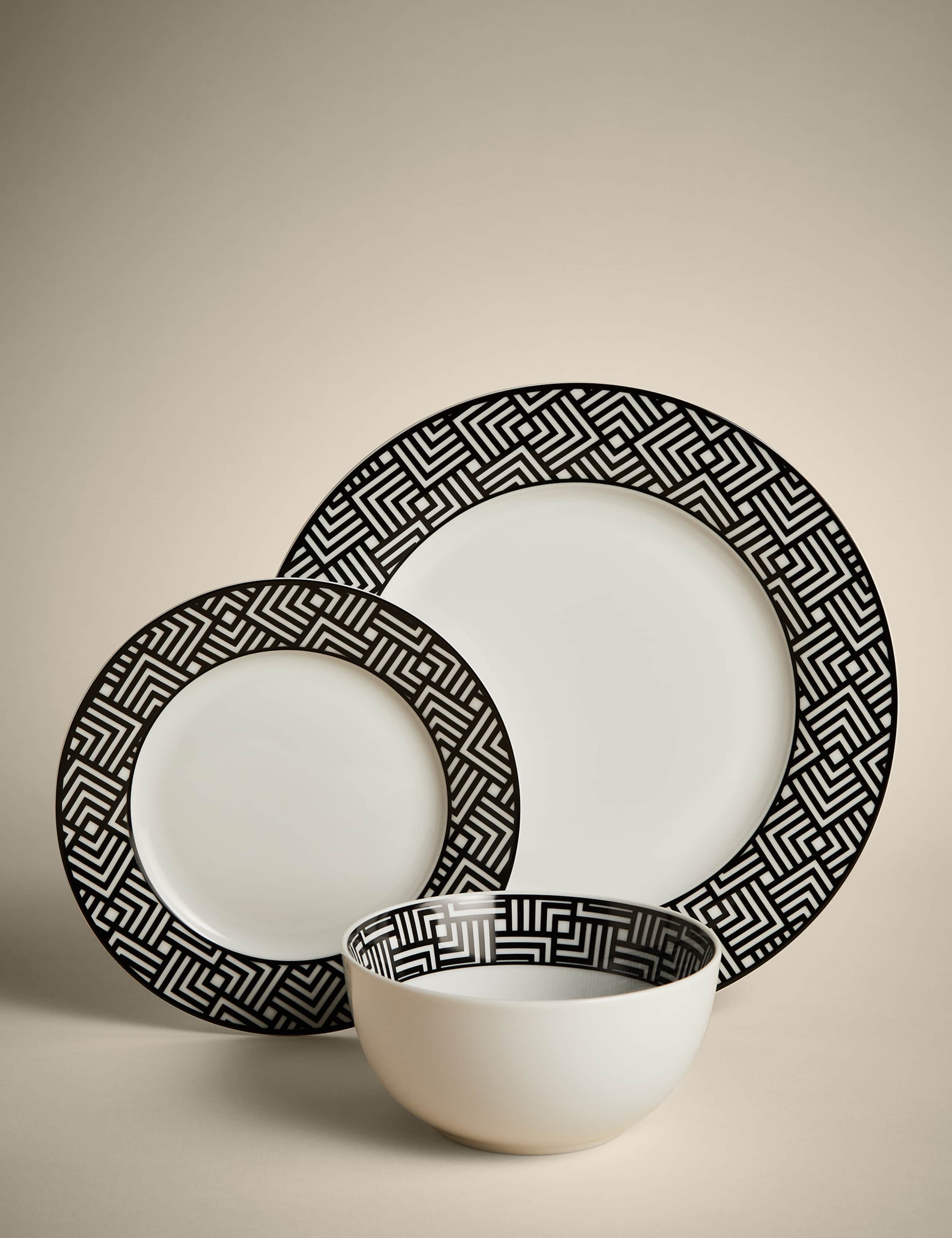 12 Piece Geometric Dinner Set 2 of 6