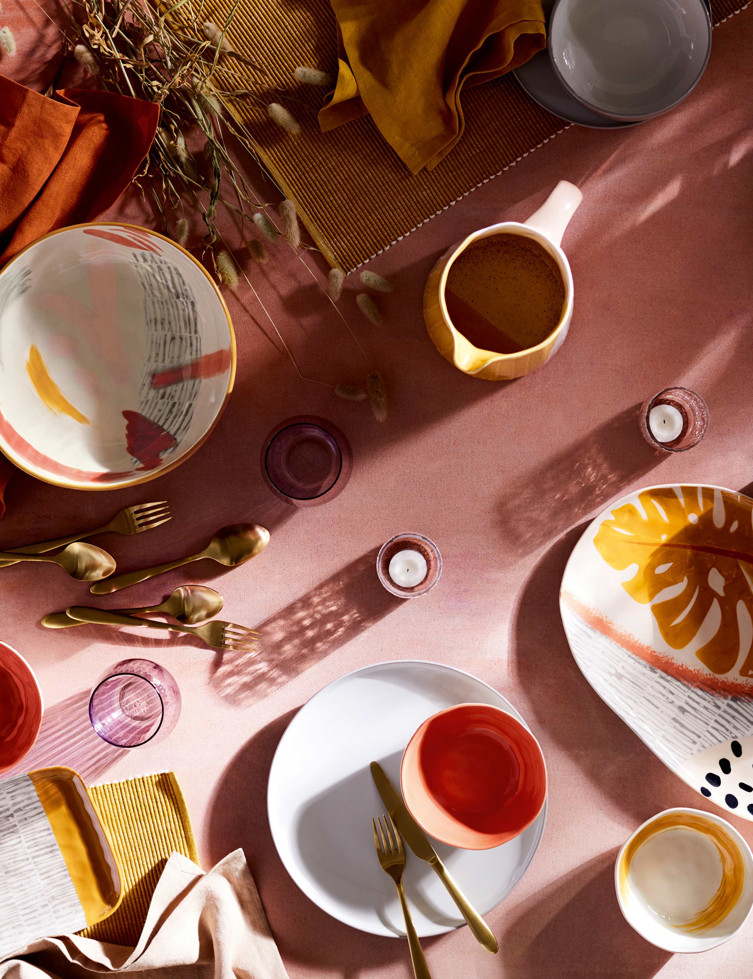 16 Piece Maxim Brushed Gold Cutlery Set 4 of 4