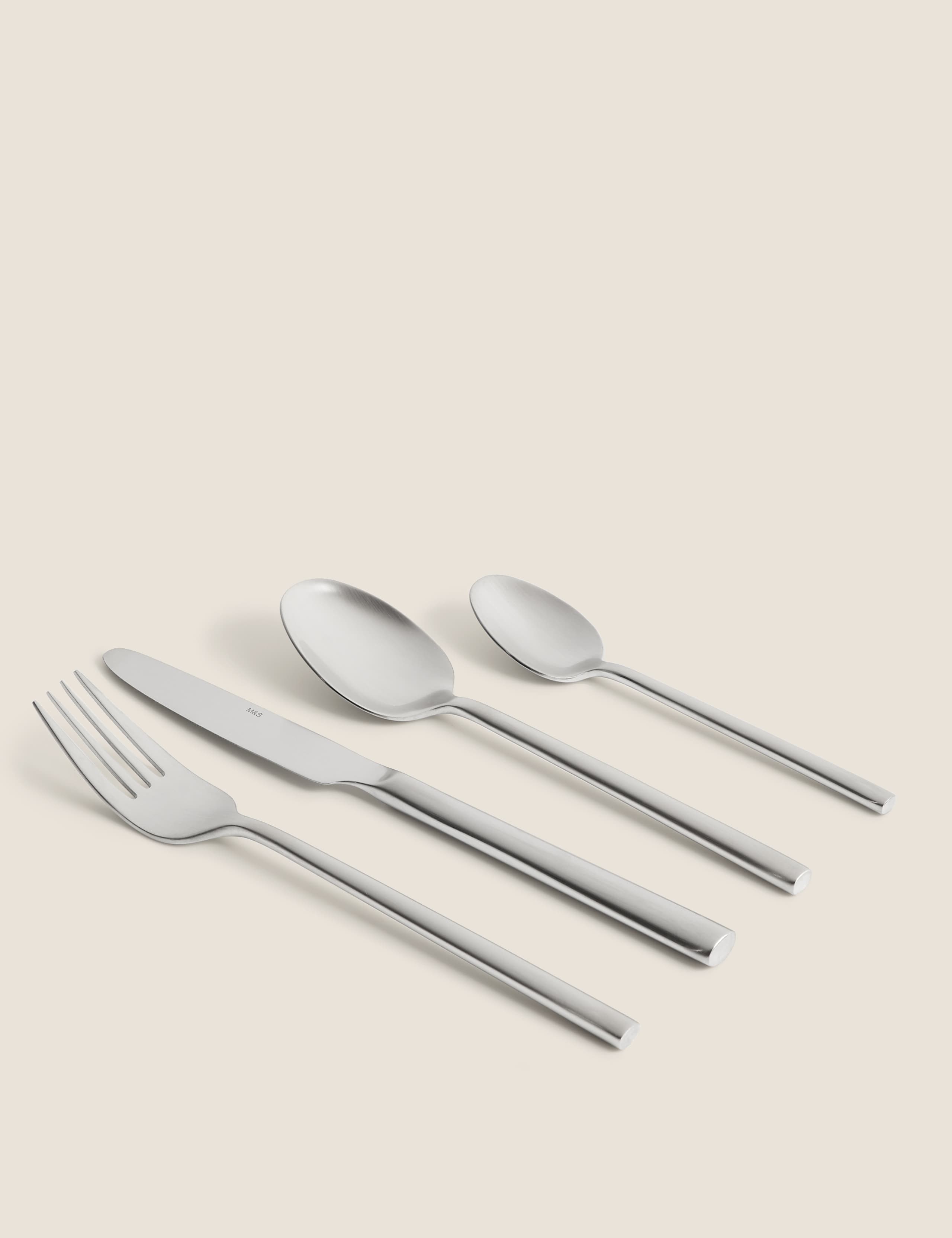 16 Piece Manhattan Brushed Cutlery Set 1 of 3