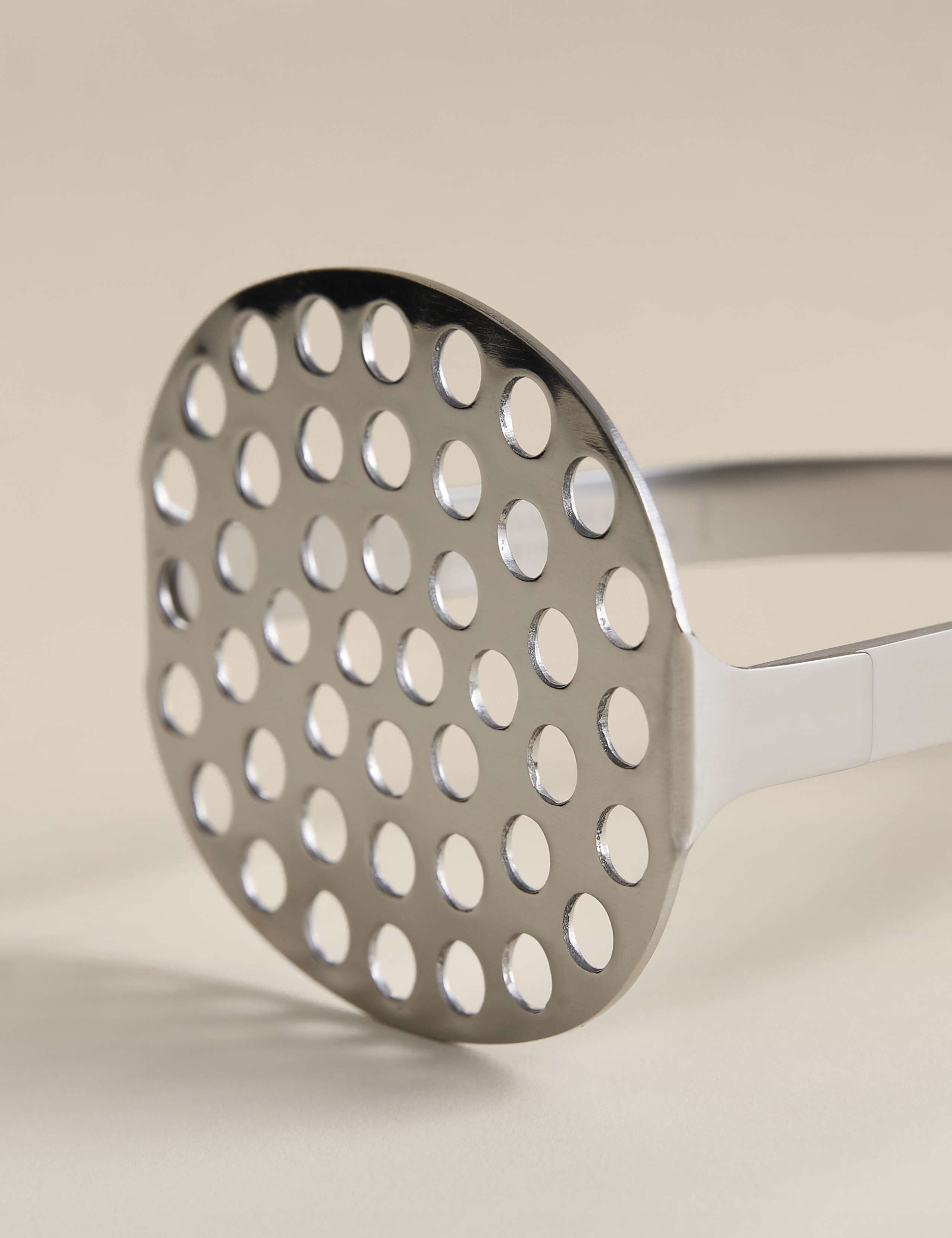 Soft Grip Handle Stainless Steel Masher 2 of 3
