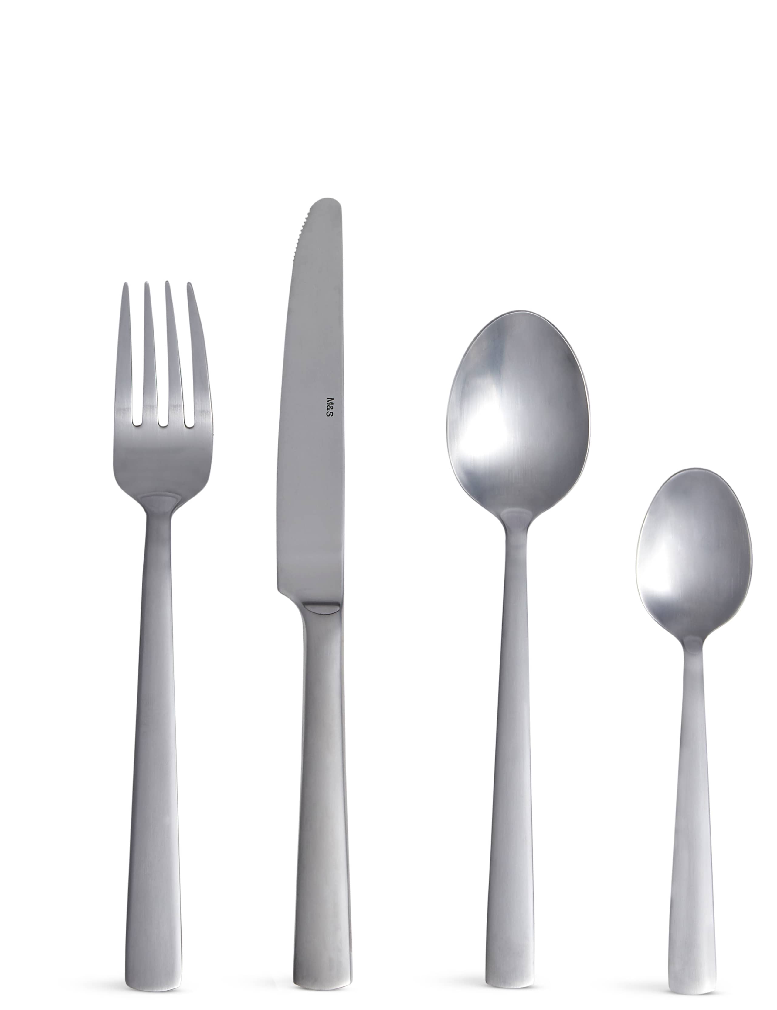 16 Piece Toronto Brushed Cutlery Set 1 of 2