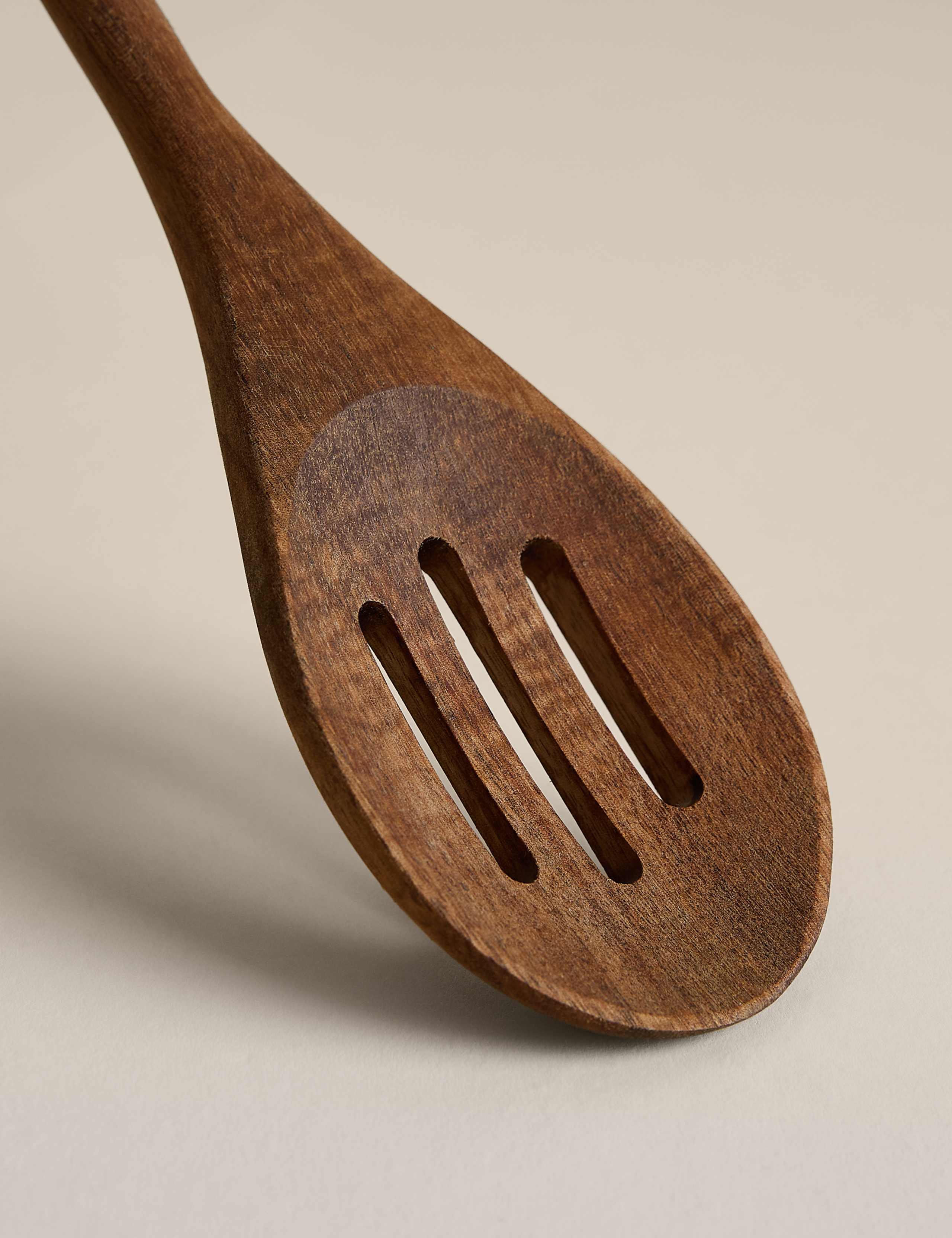 Wooden Slotted Spoon 2 of 2