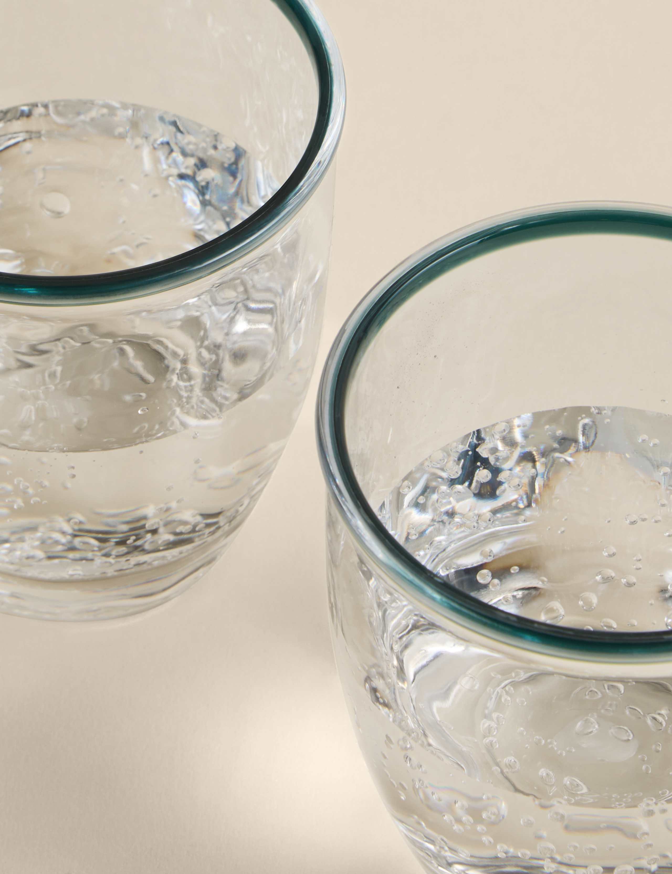 Set of 4 Contrast Rim Acrylic Picnic Tumblers 2 of 4