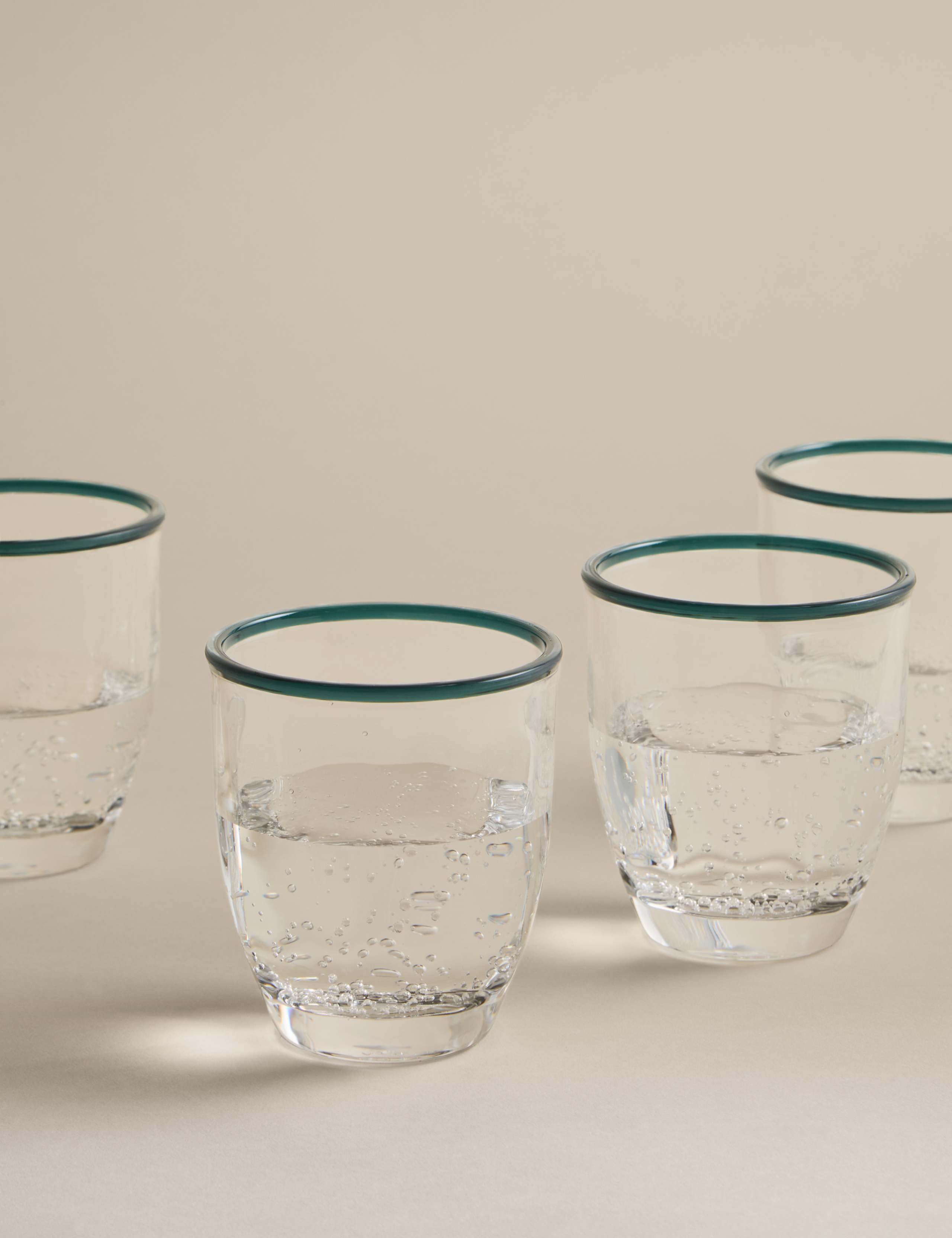 Set of 4 Contrast Rim Acrylic Picnic Tumblers 3 of 4
