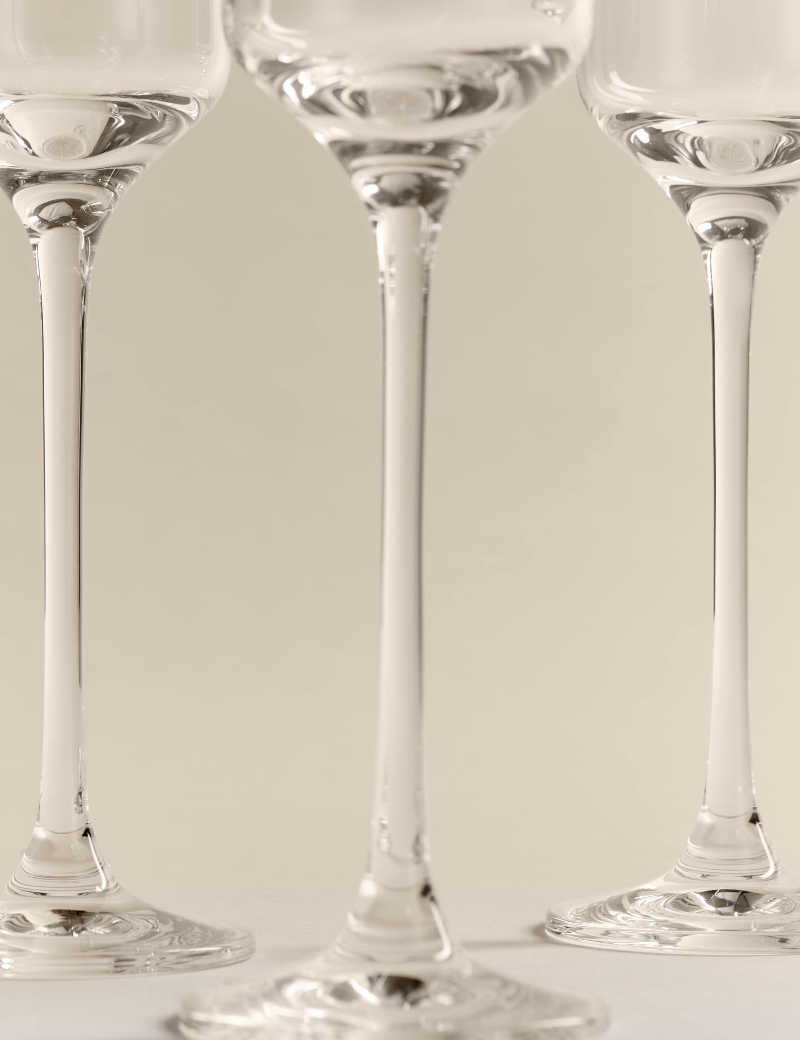 Set of 4 Etched Champagne Flutes 6 of 8