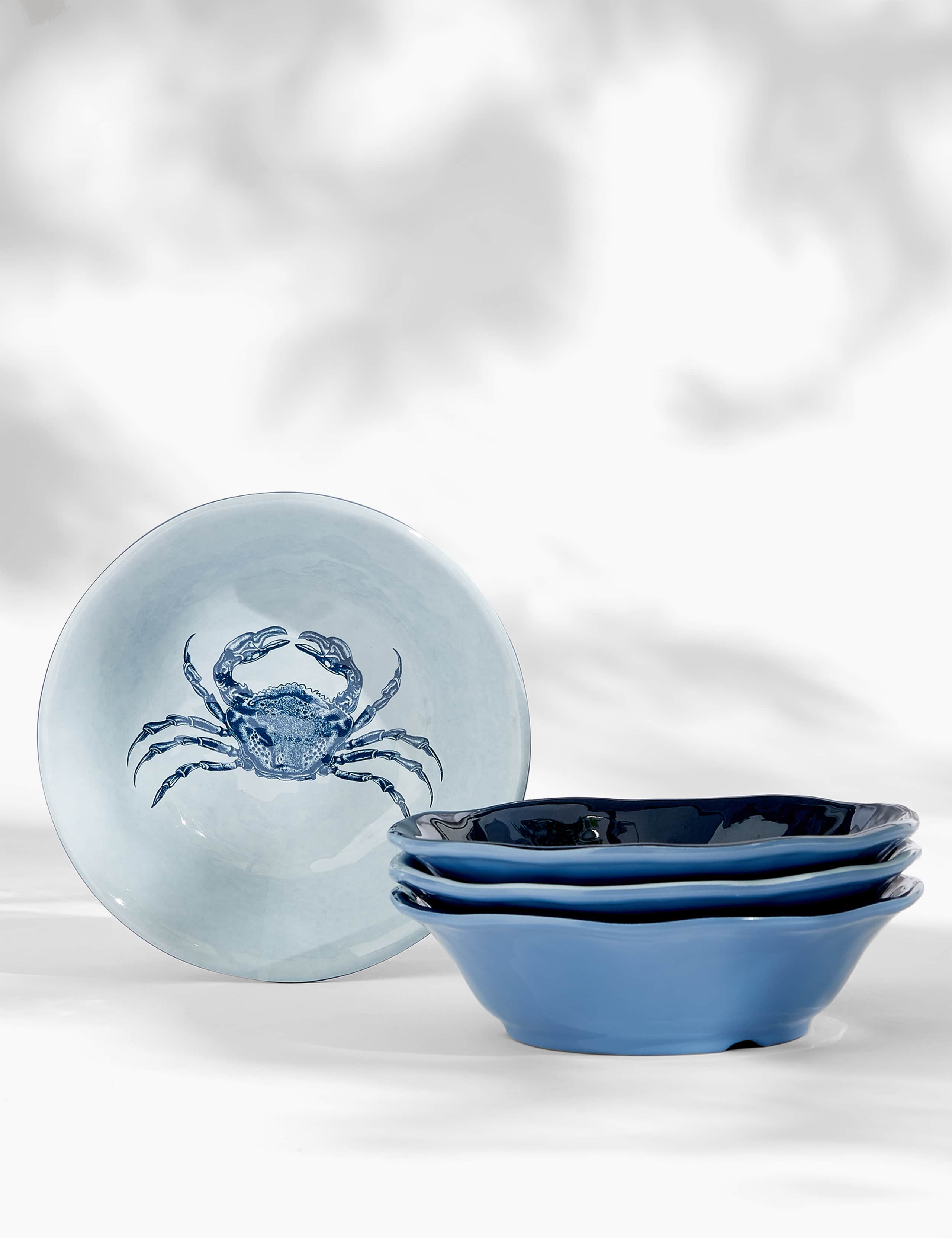 Set of 4 Nautical Cereal Bowls 1 of 7