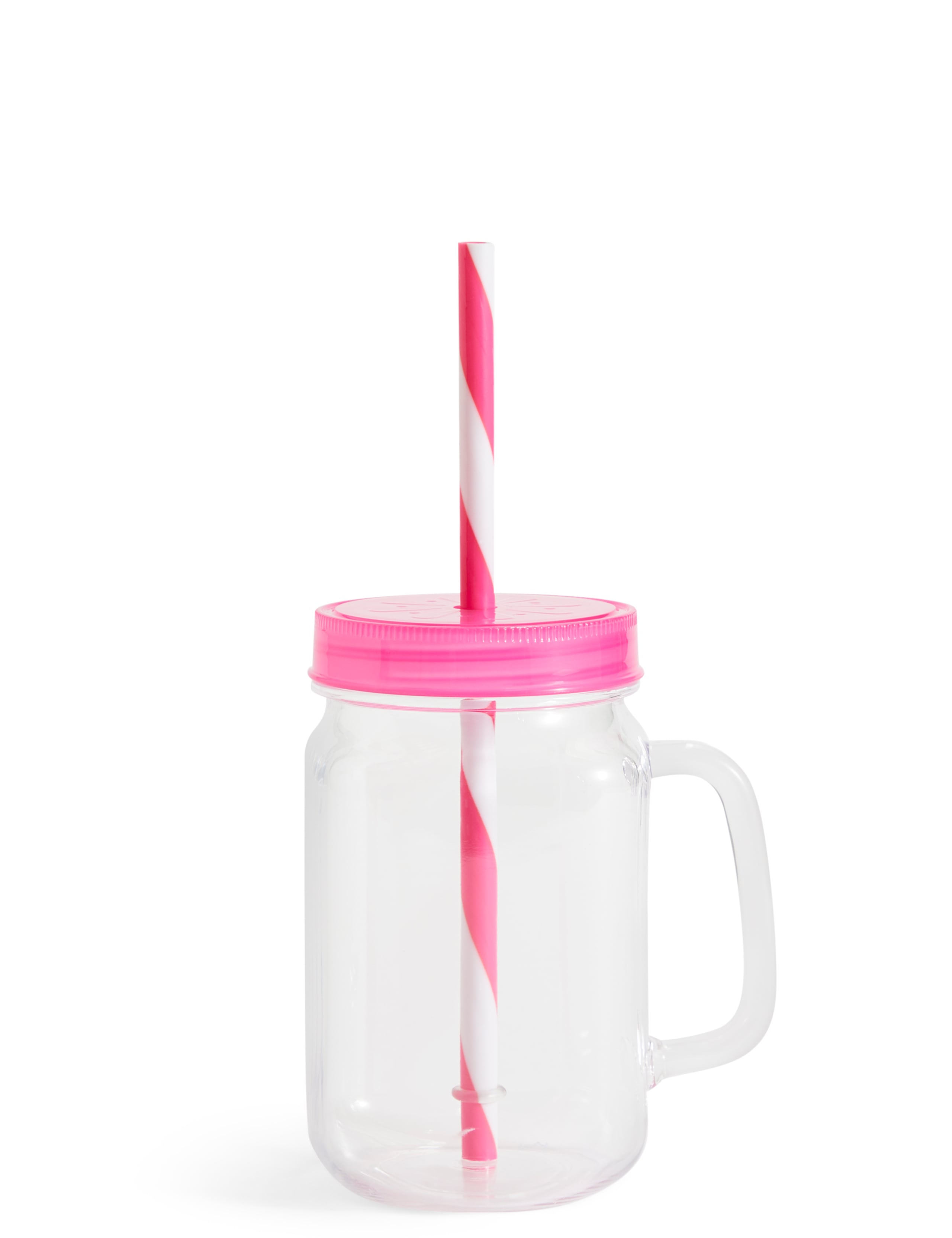 Clear Picnic Jar Tumbler 1 of 2