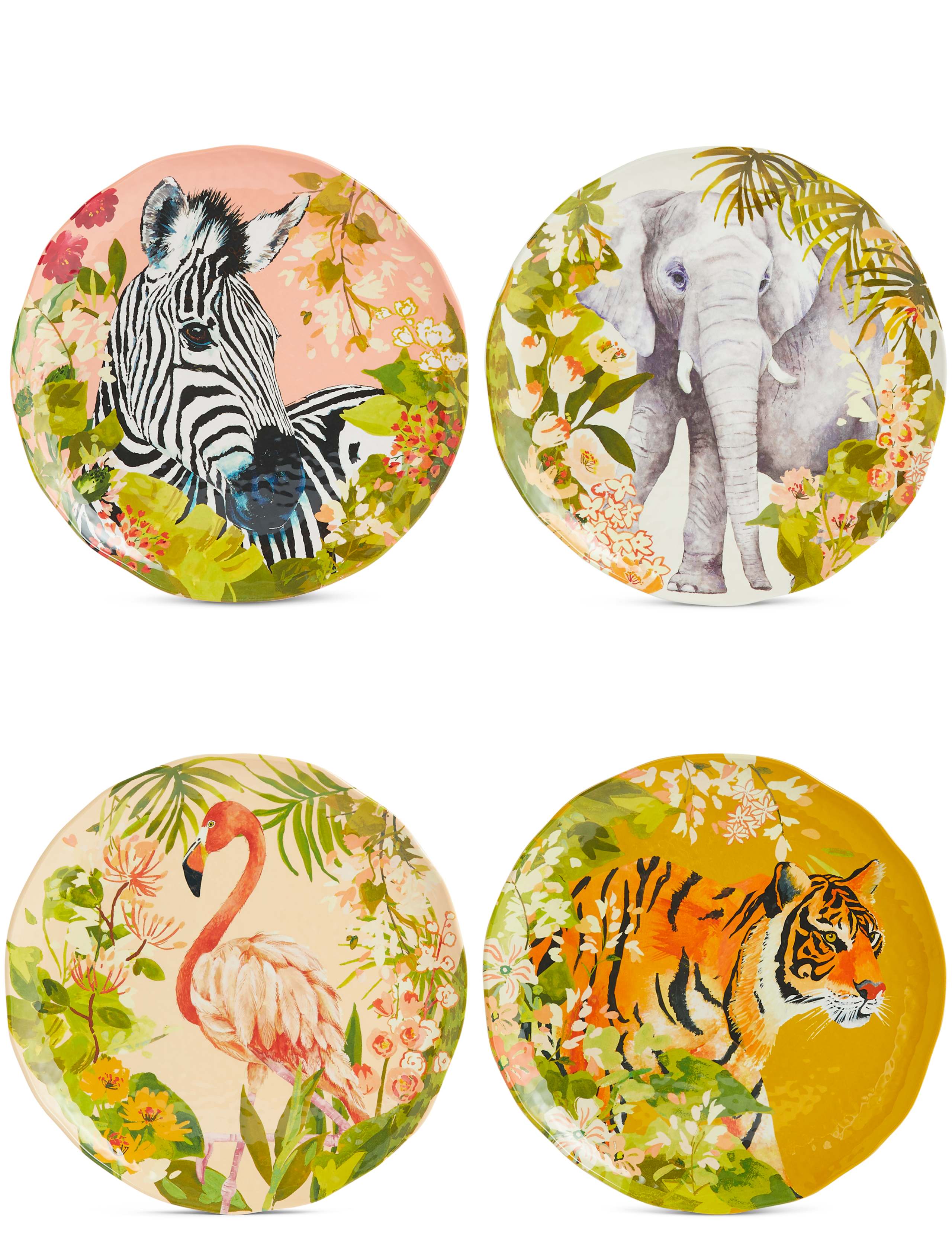 Set of 4 Sun-baked Dinner Plates 1 of 8