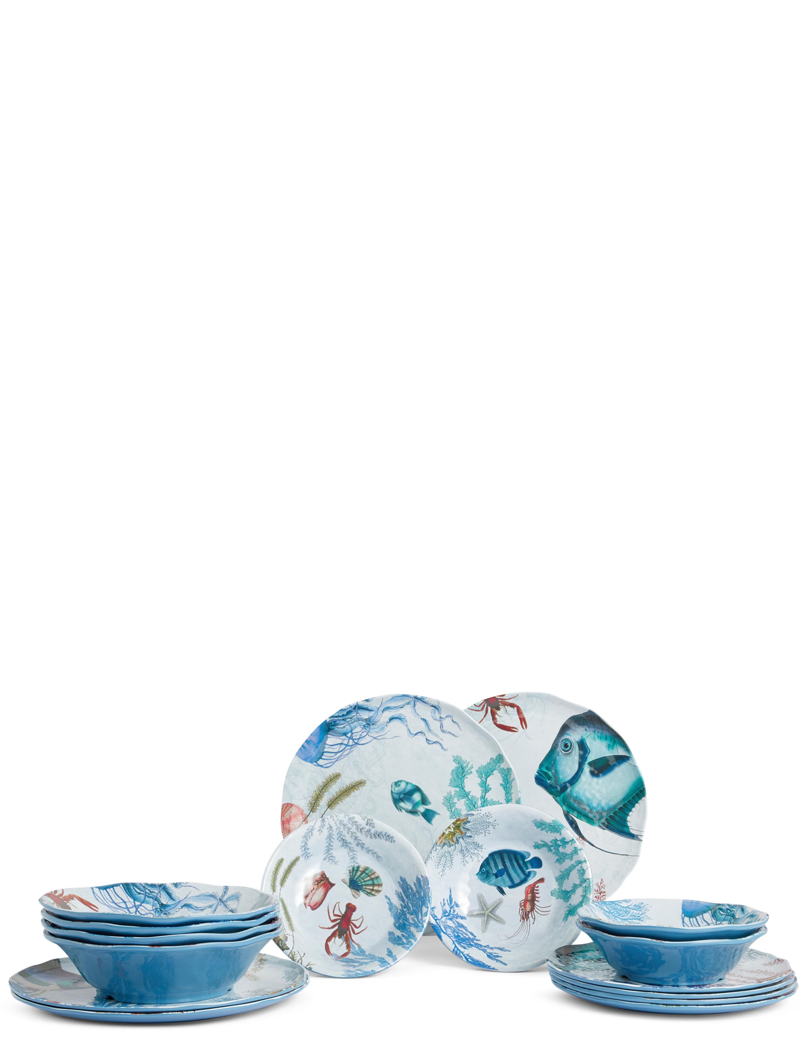 Set of 4 Nautical Dinner Plates 7 of 7