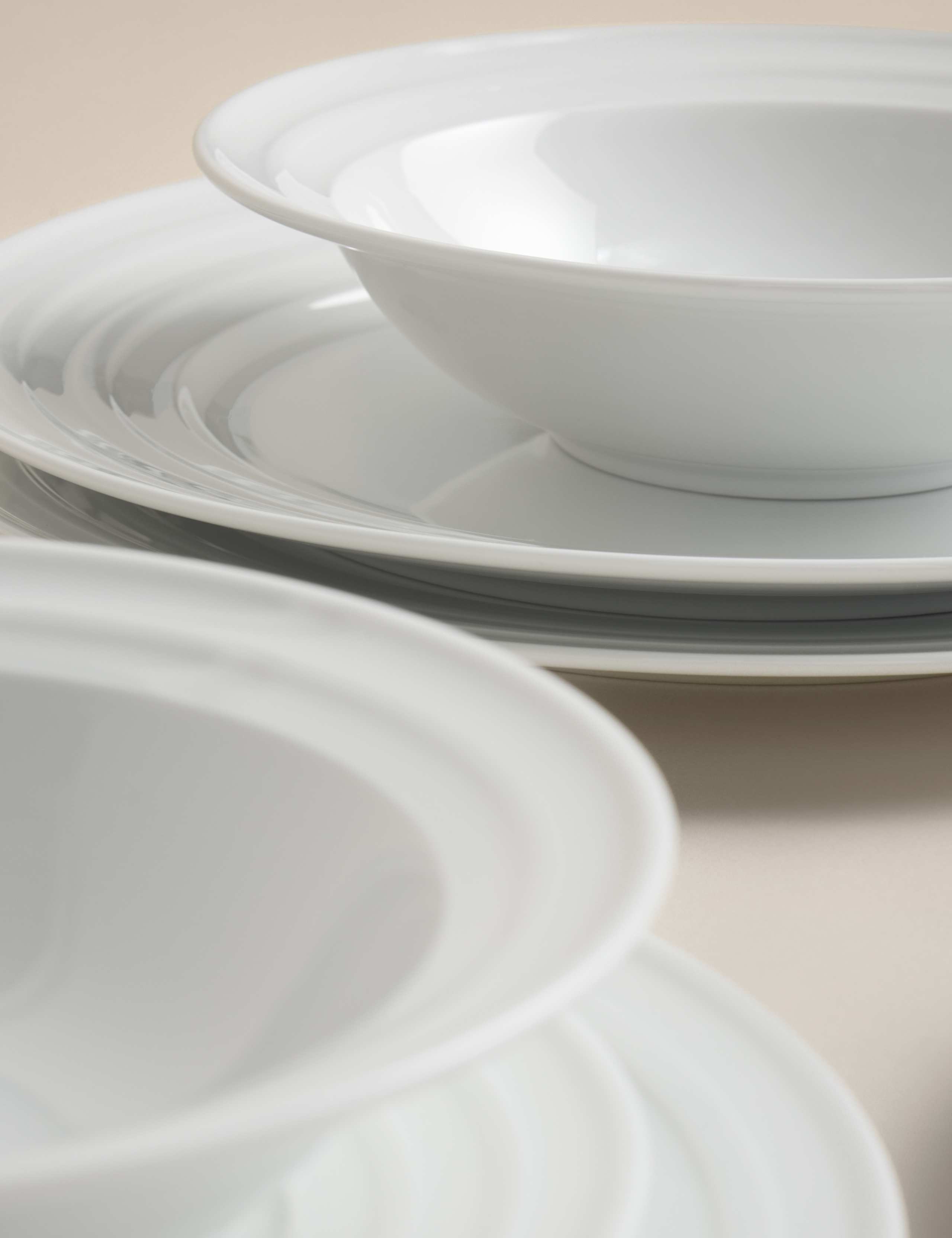 12 Piece Burford Embossed Rim Dinner Set 2 of 5