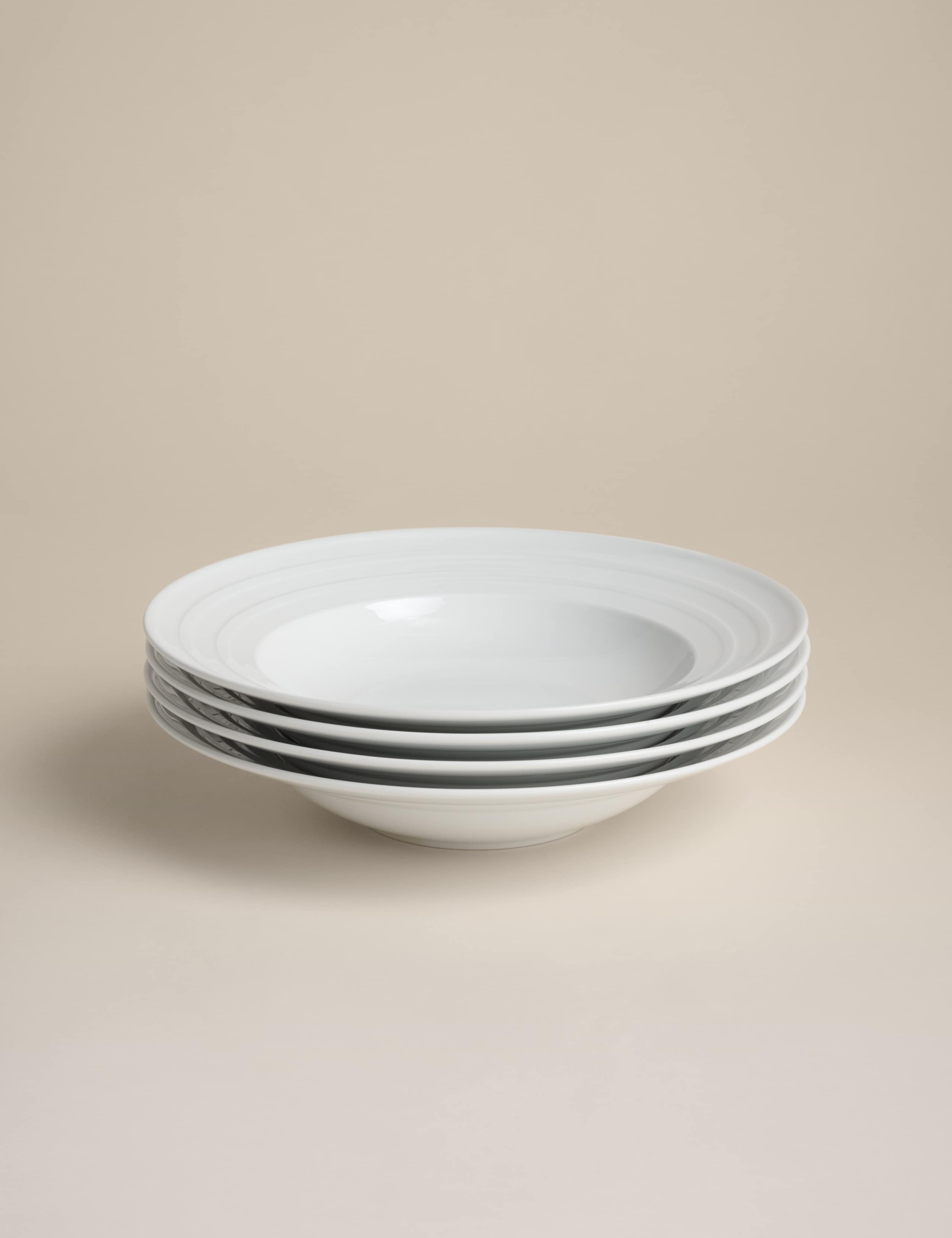 Set of 4 Burford Embossed Rim Pasta Bowls 3 of 6