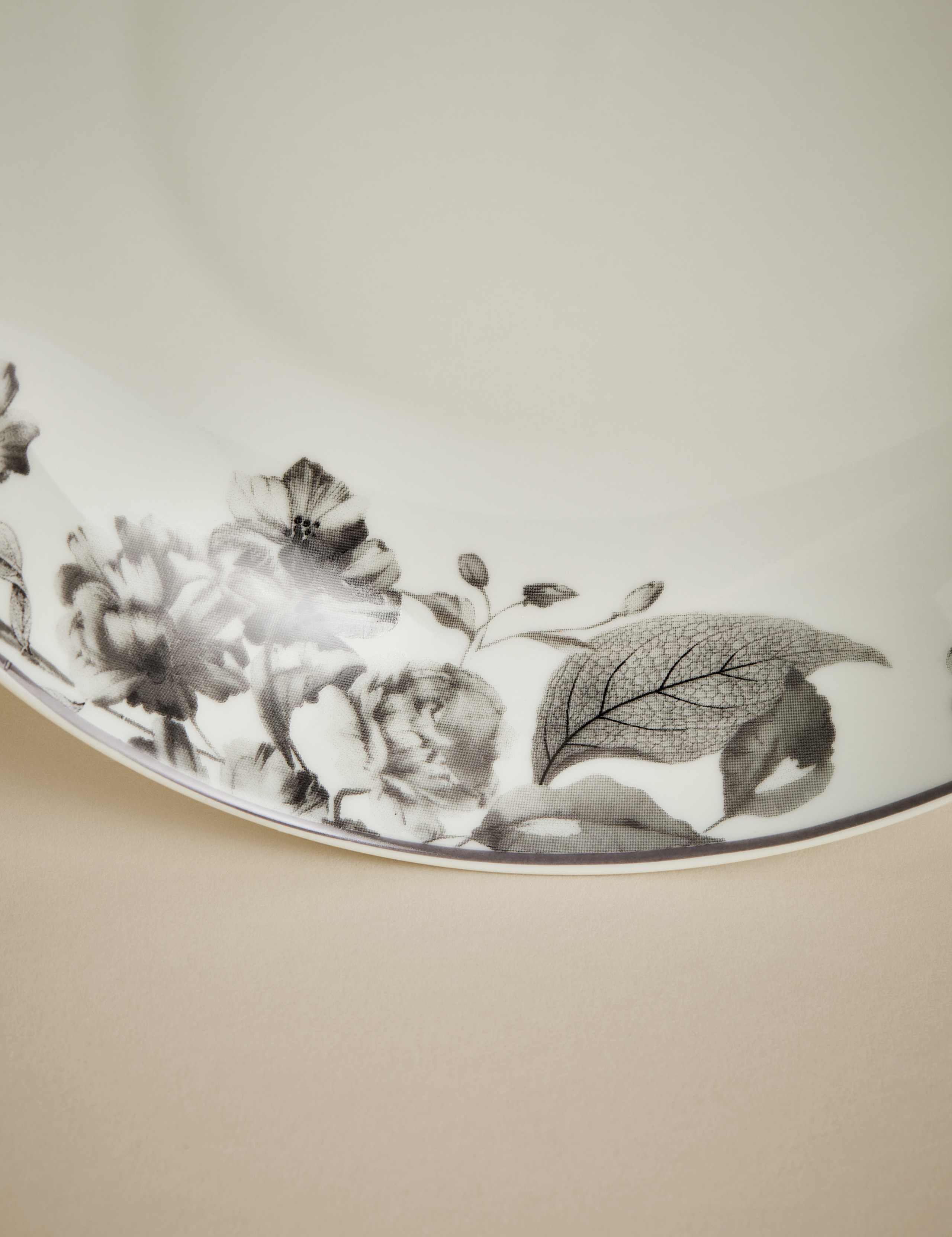 Set of 4 Floral Pasta Bowls 3 of 5