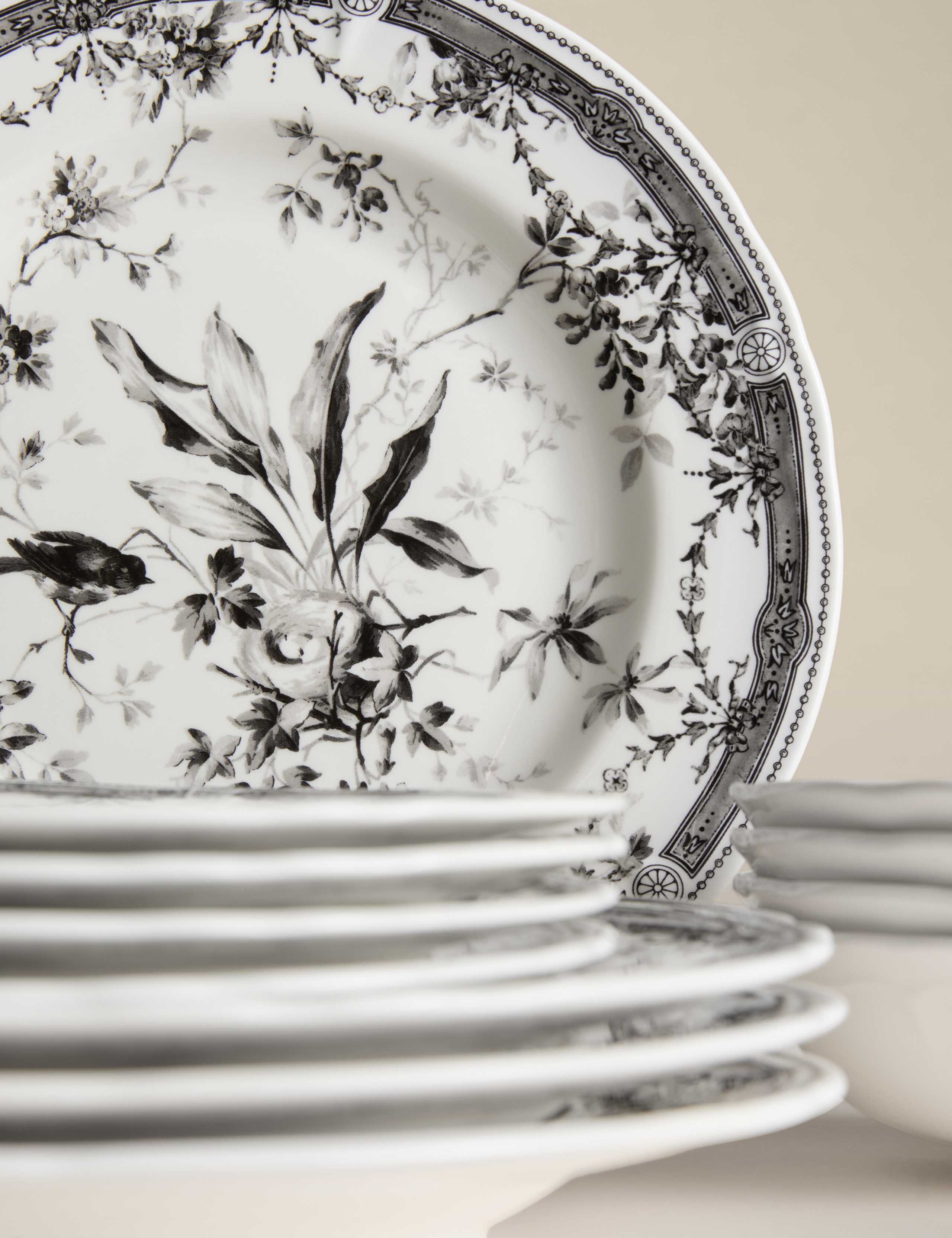 12 Piece Vintage Floral Dinner Set 5 of 5