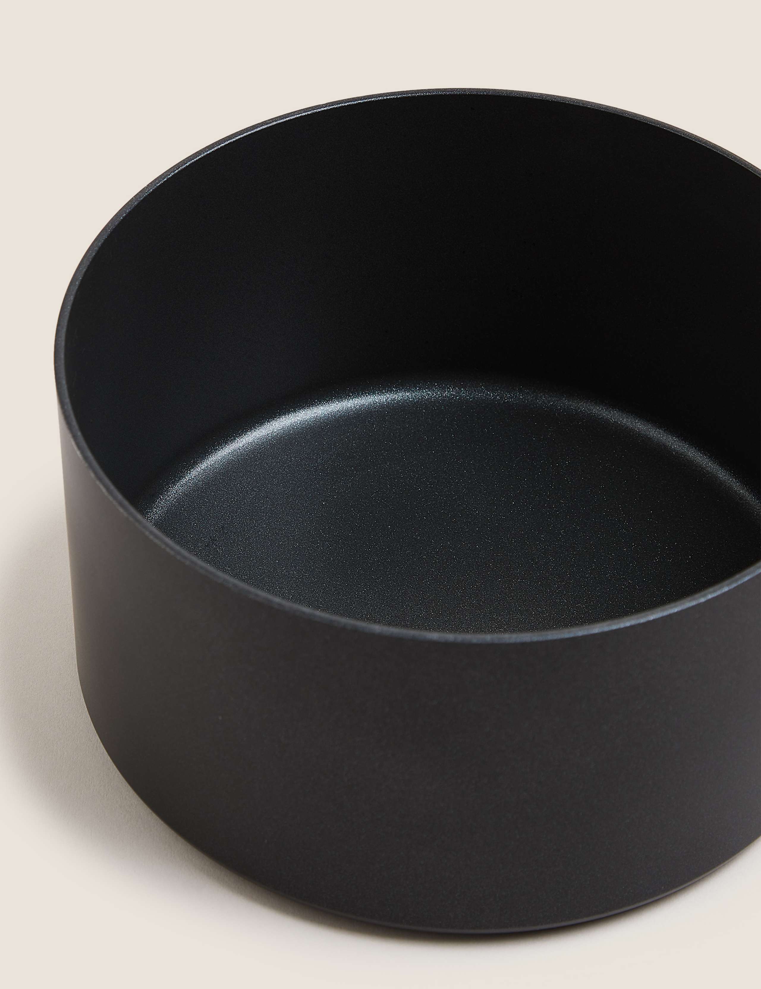 3 Piece Black Aluminium Non Stick Pan Set 4 of 4