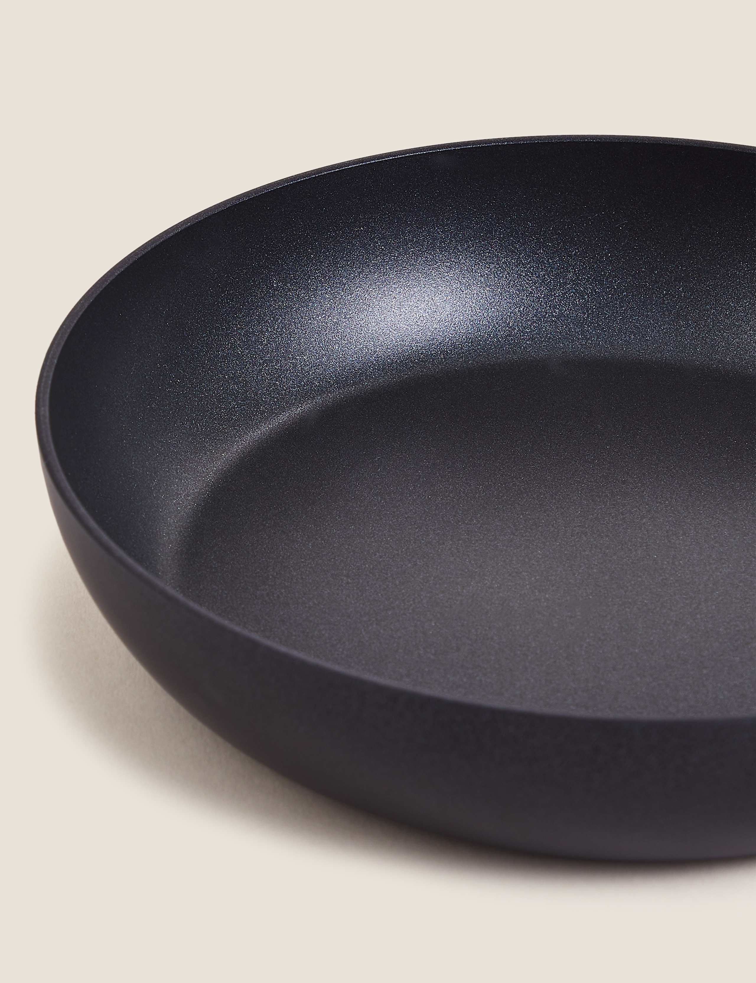 2 Piece Black Aluminium Non-Stick Frying Pan Set 2 of 3