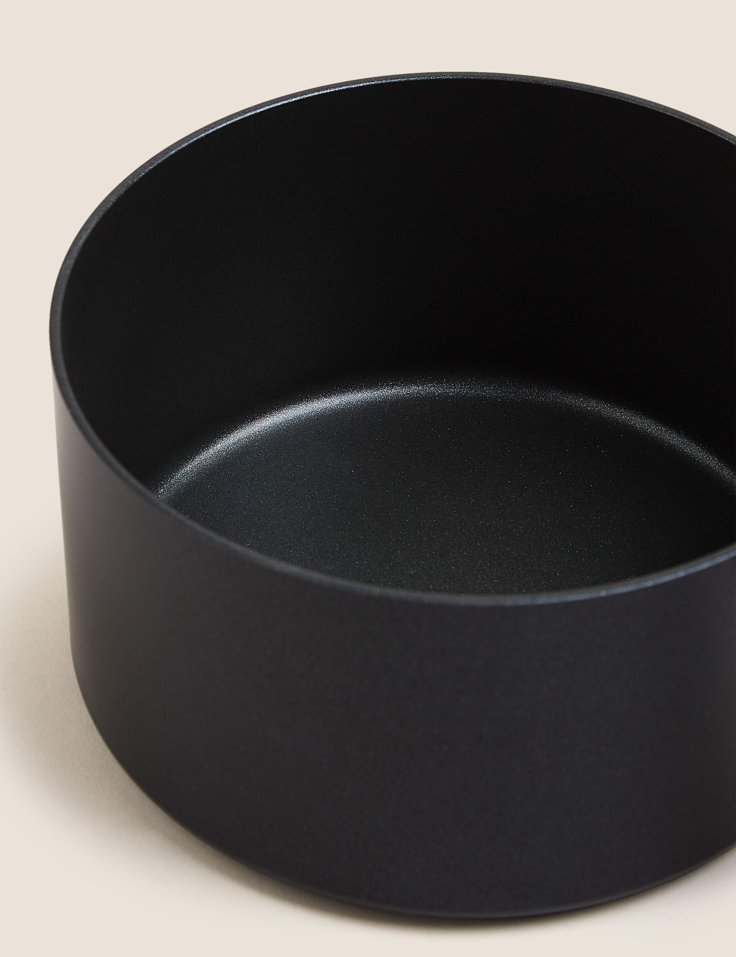 Black Aluminium 18cm Non-Stick Saucepan 2 of 3