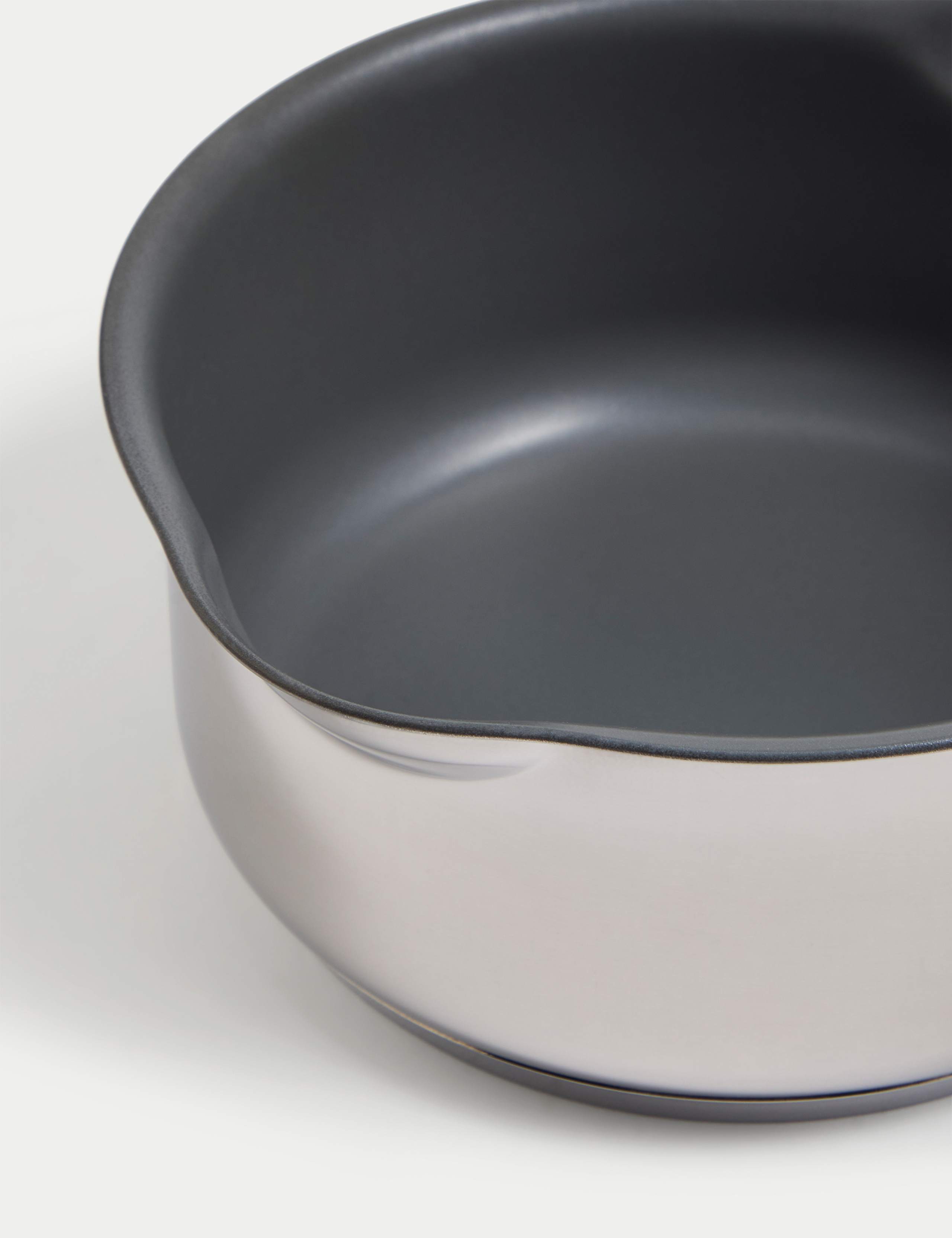 4 Piece Stainless Steel Pan Set 3 of 4