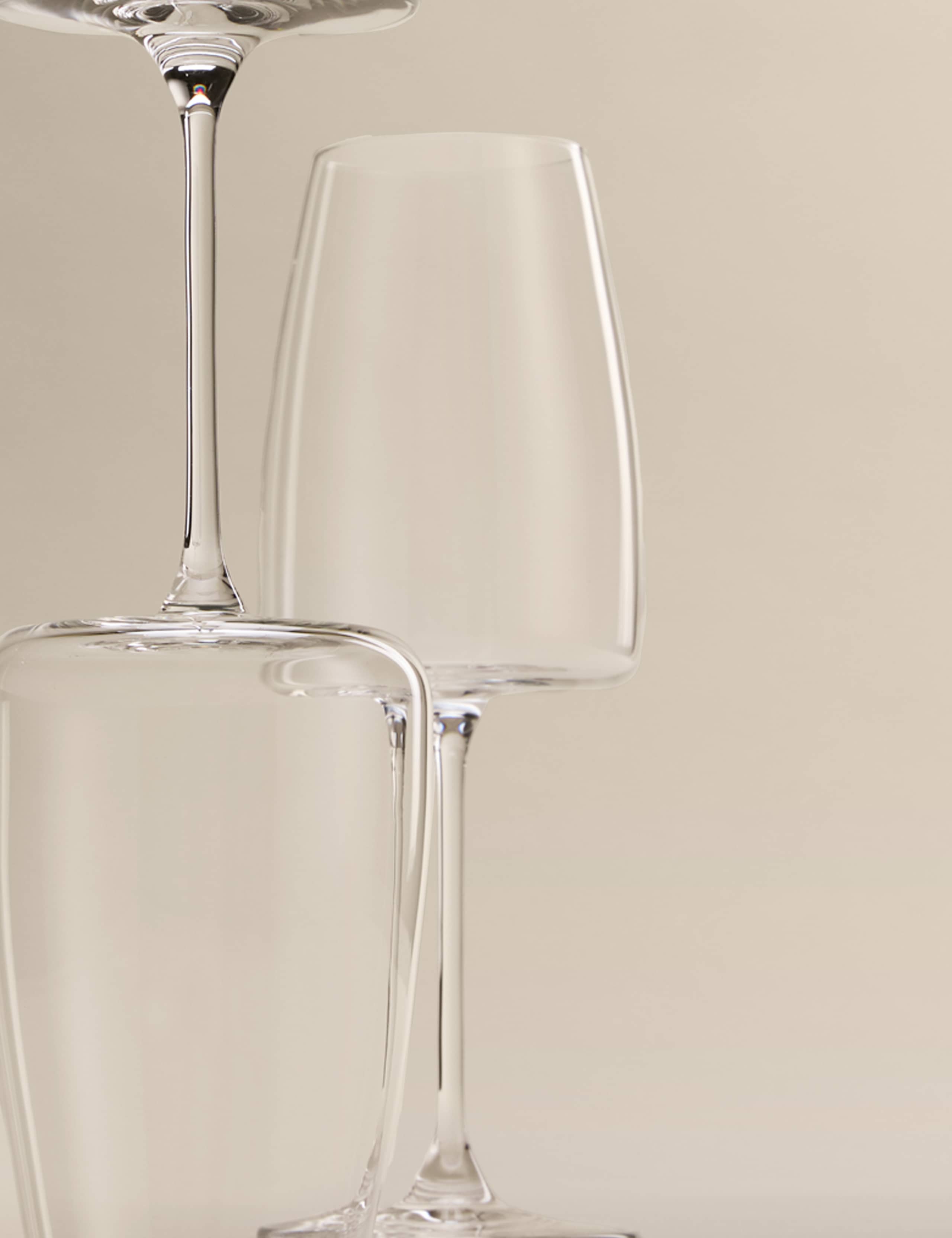 Set of 4 Odette Crystal White Wine Glasses 5 of 5