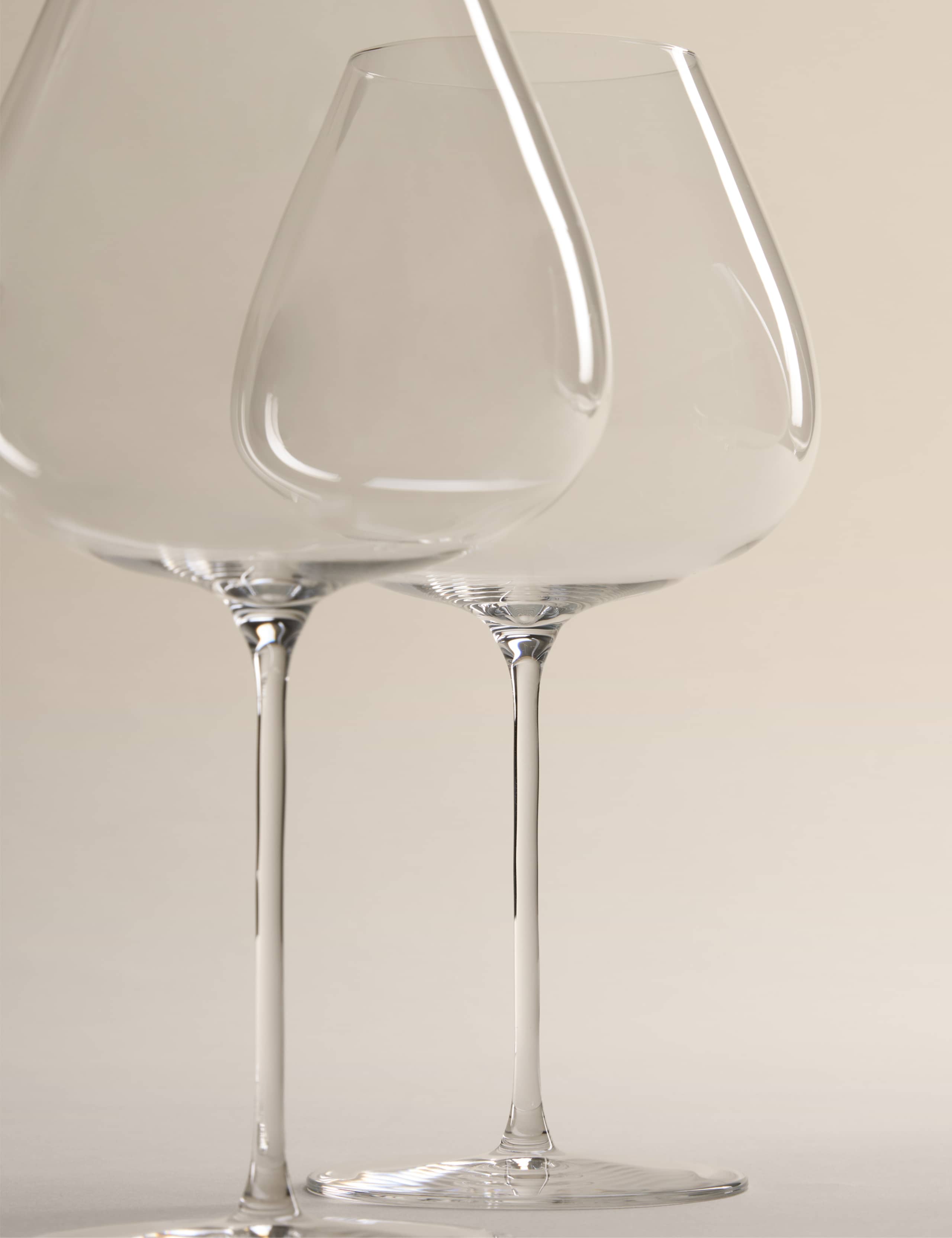 Set of 4 Ultra Light Crystal Large Red Wine Glasses 4 of 5