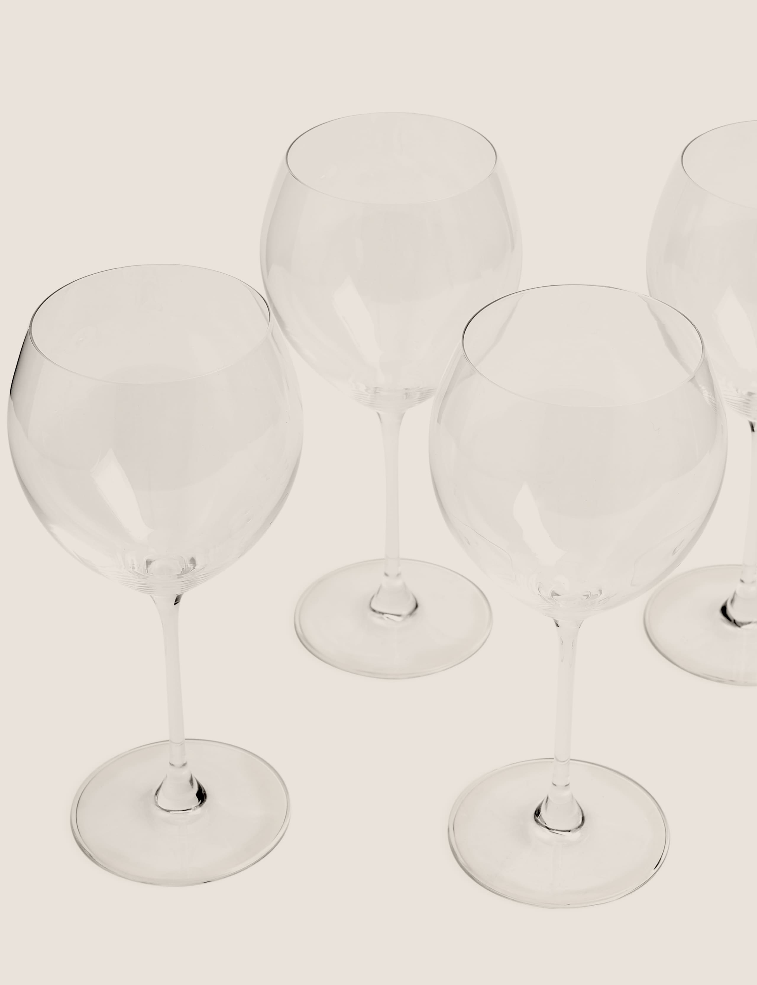 Set of 4 Red Wine Glasses 3 of 5
