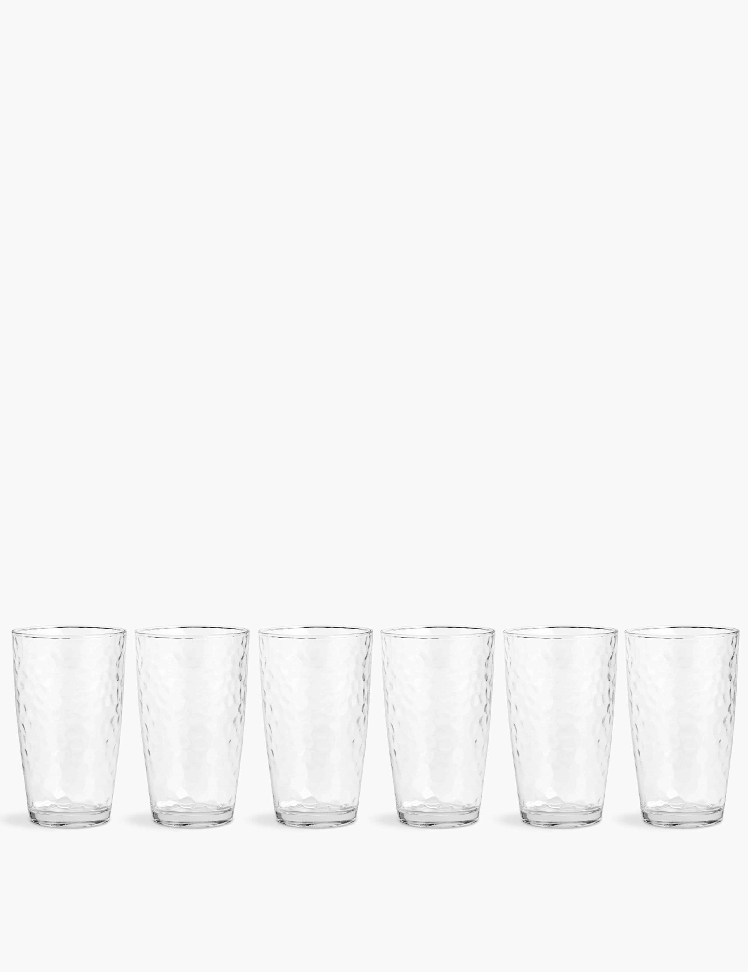 Set of 6 Hexagon Highball Glasses 1 of 2