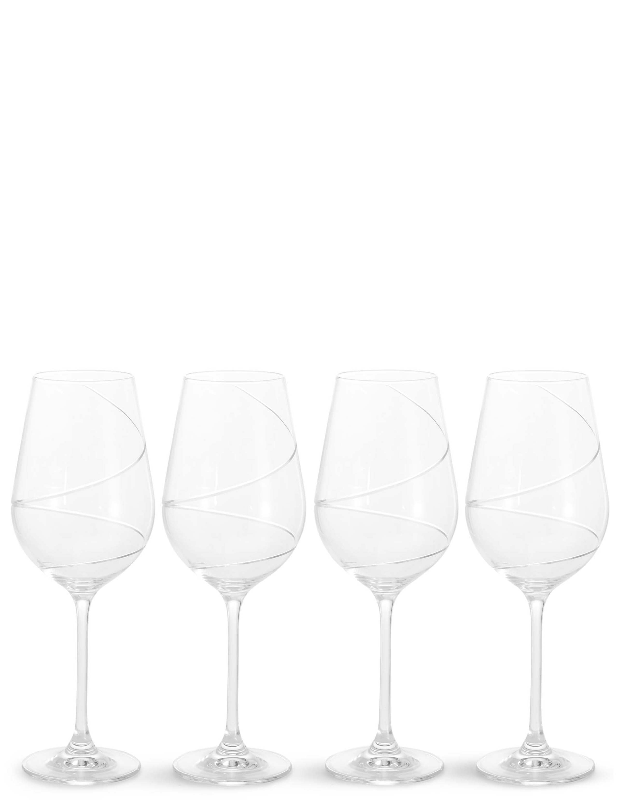 Set of 4 Swirl Red Wine Glasses 3 of 3