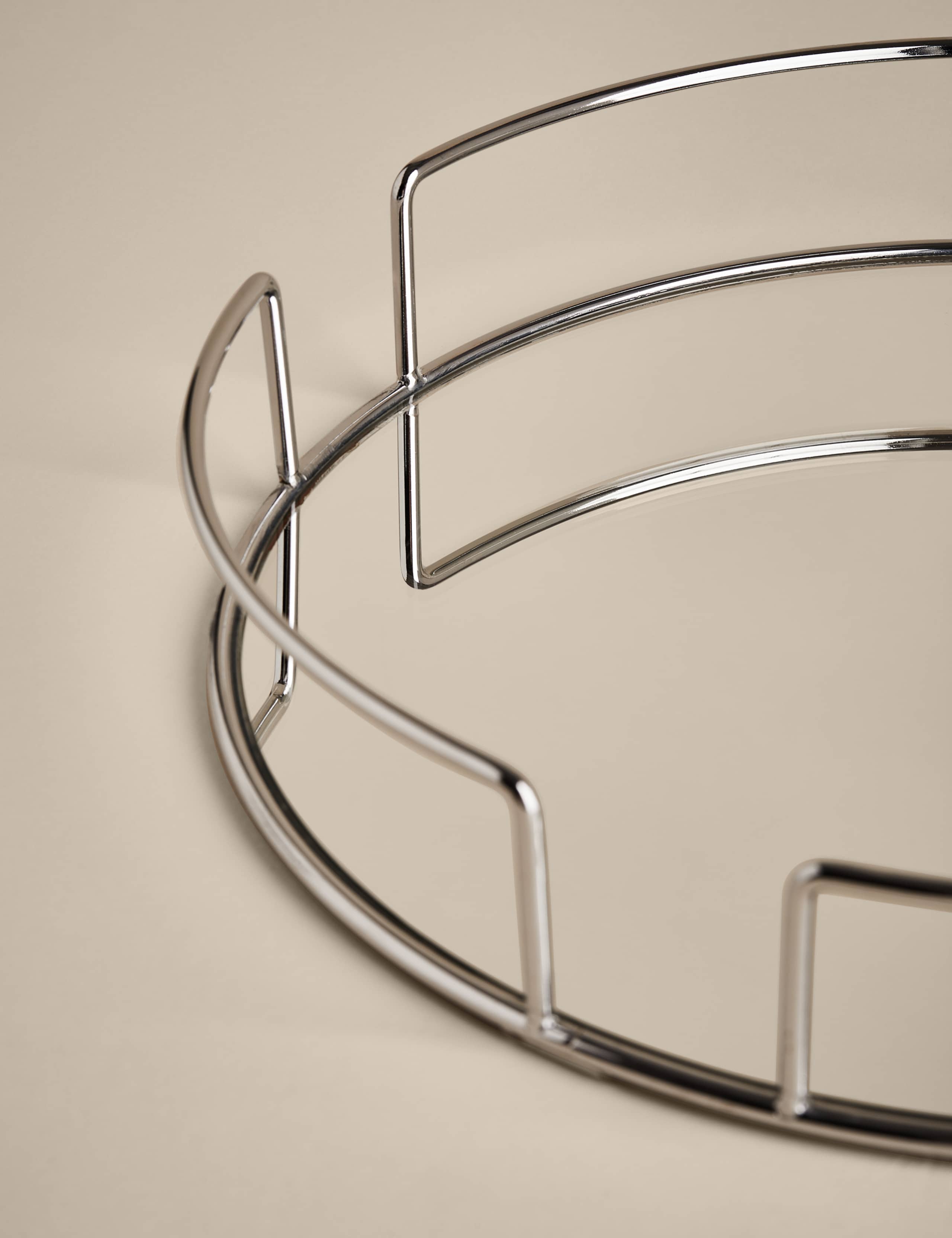 Mirrored Round Tray 2 of 4