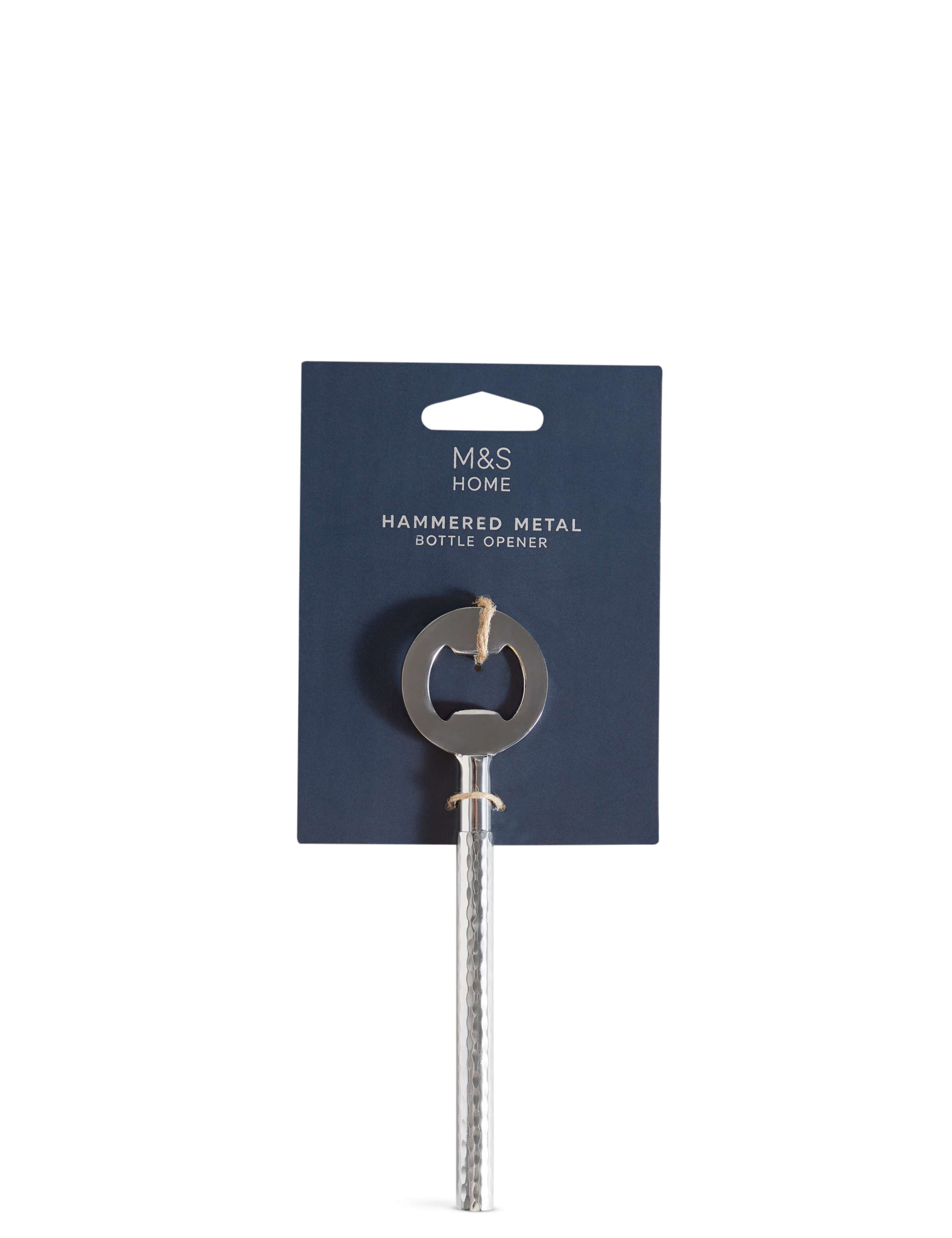 Hammered Metal Bottle Opener 1 of 3