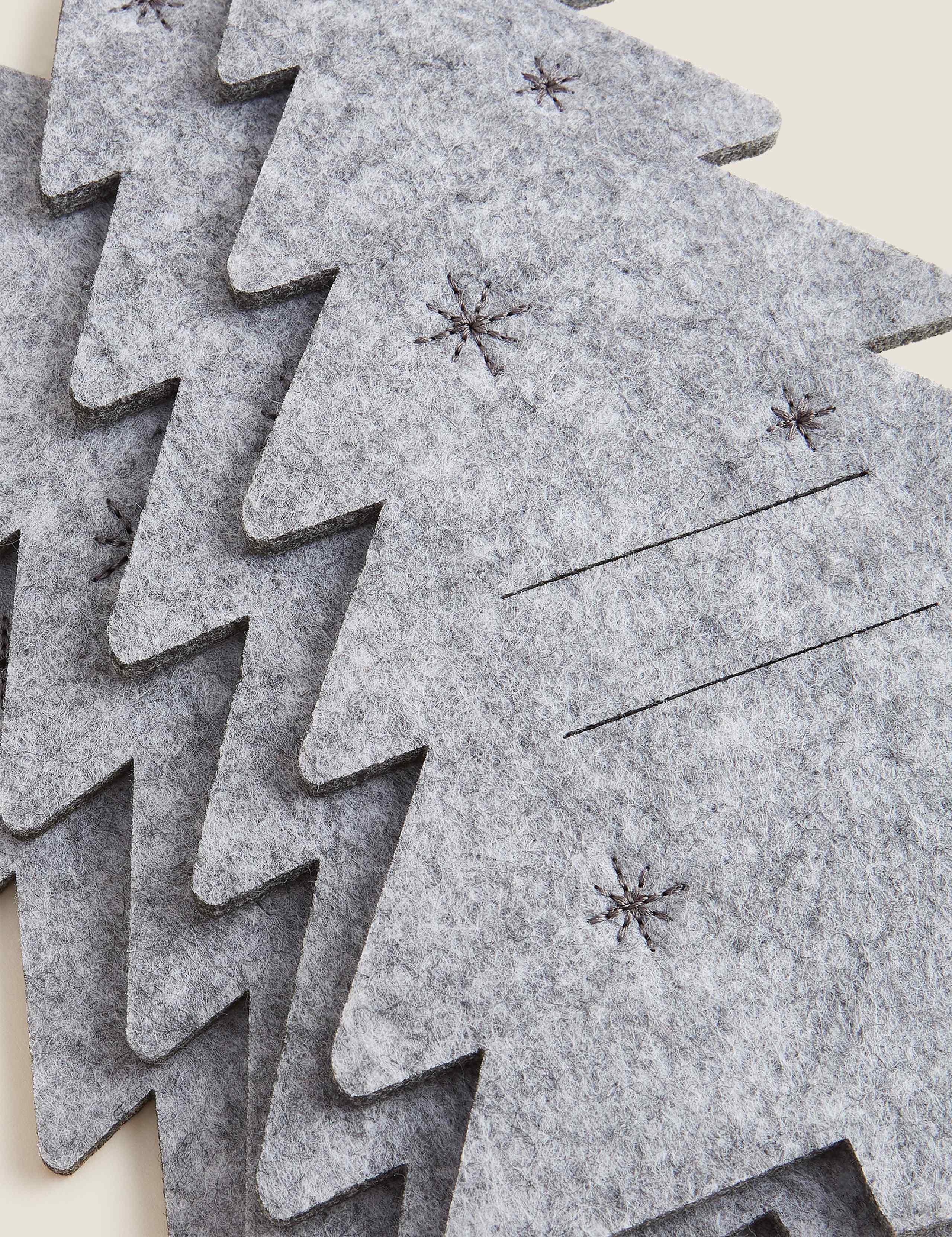 Set of 4 Christmas Felt Cutlery Holders 4 of 4