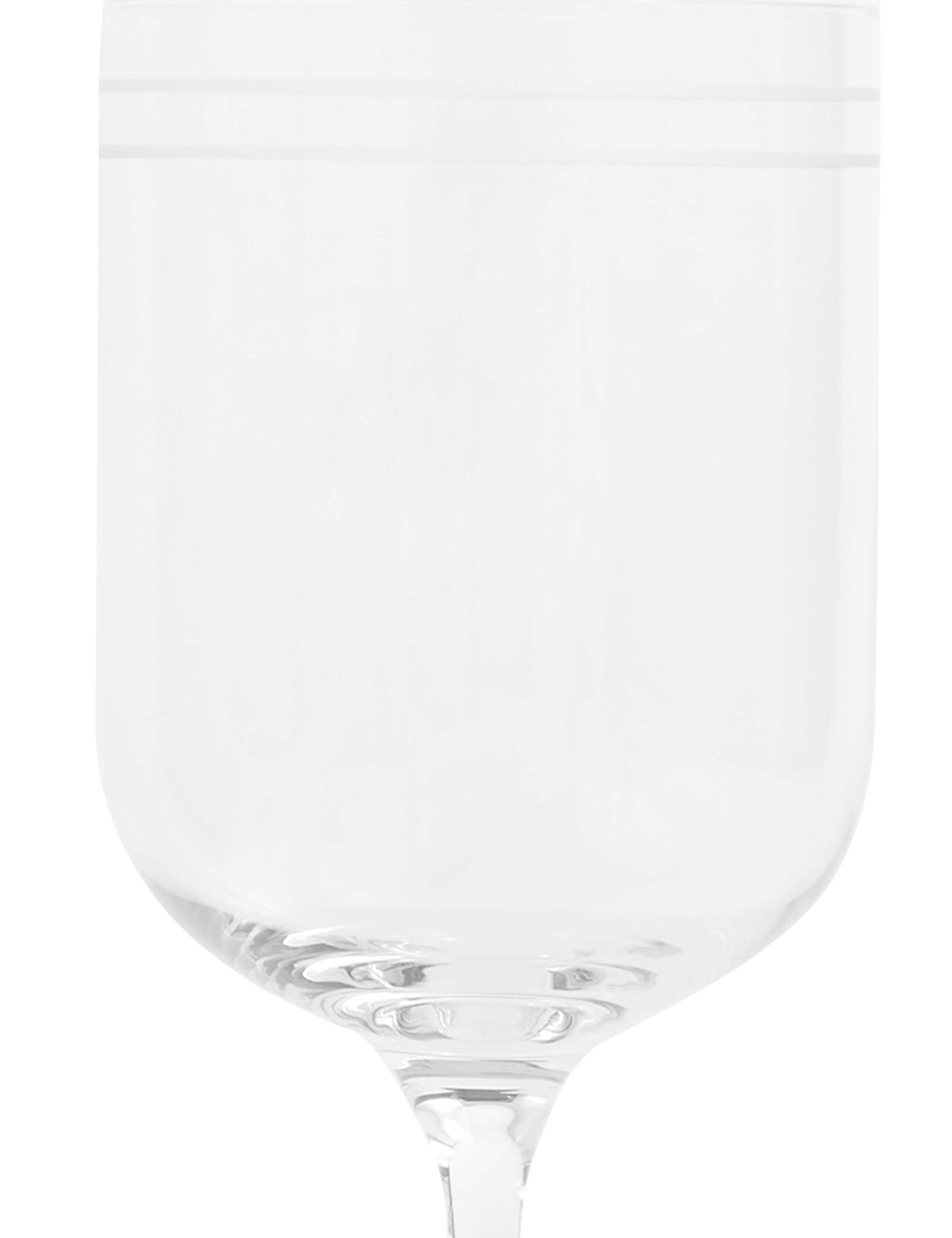 Set of 4 Marlowe Stripe White Wine Glasses 4 of 4