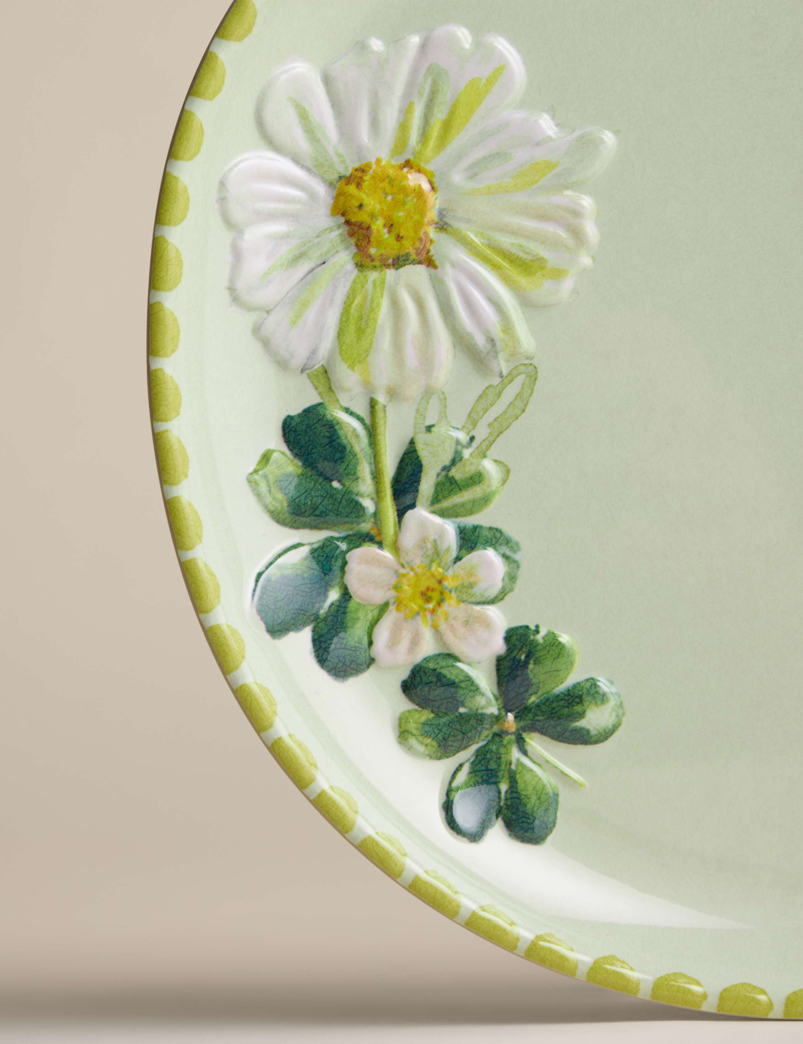 Set of 4 Floral Picnic Side Plates 5 of 6