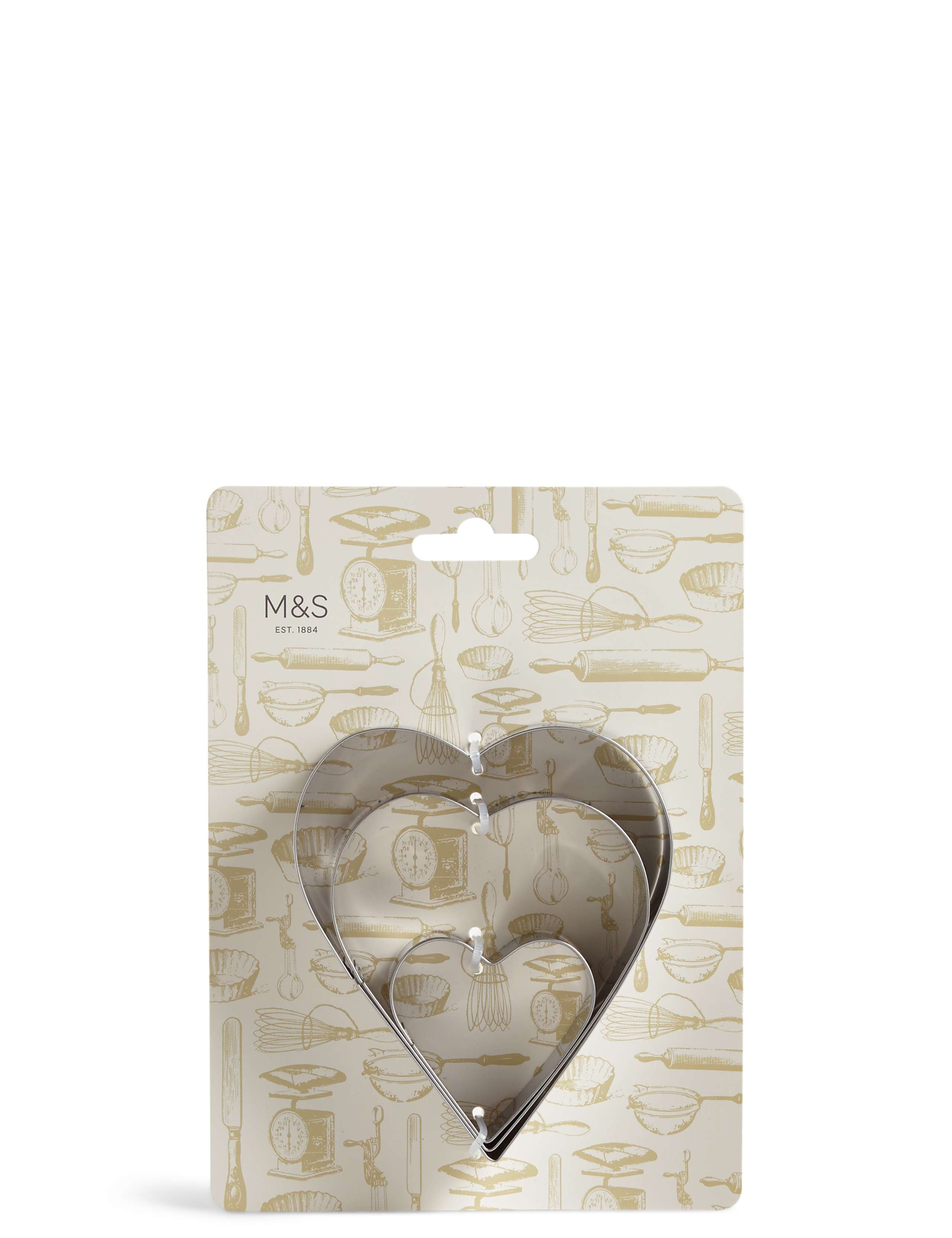 Set of 3 Heart Cutters 2 of 2