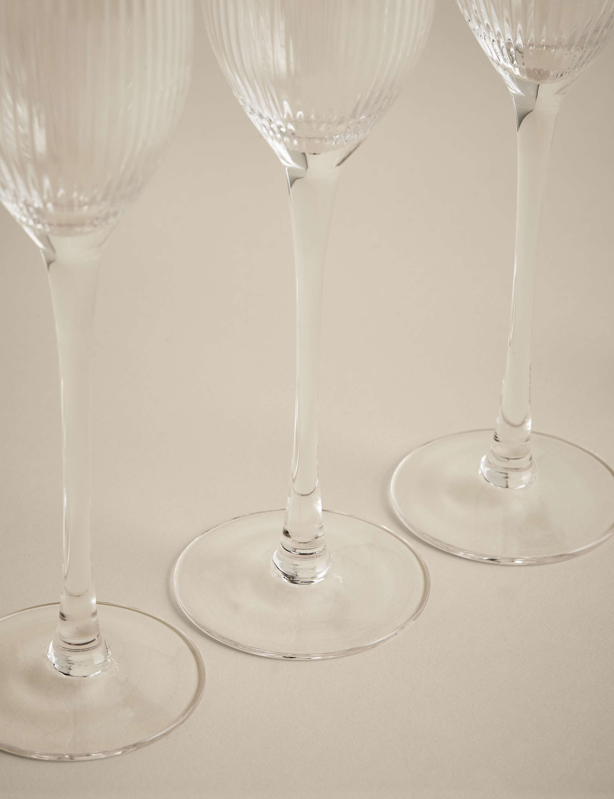 Set of 6 Maxim Optic Champagne Flutes 4 of 4