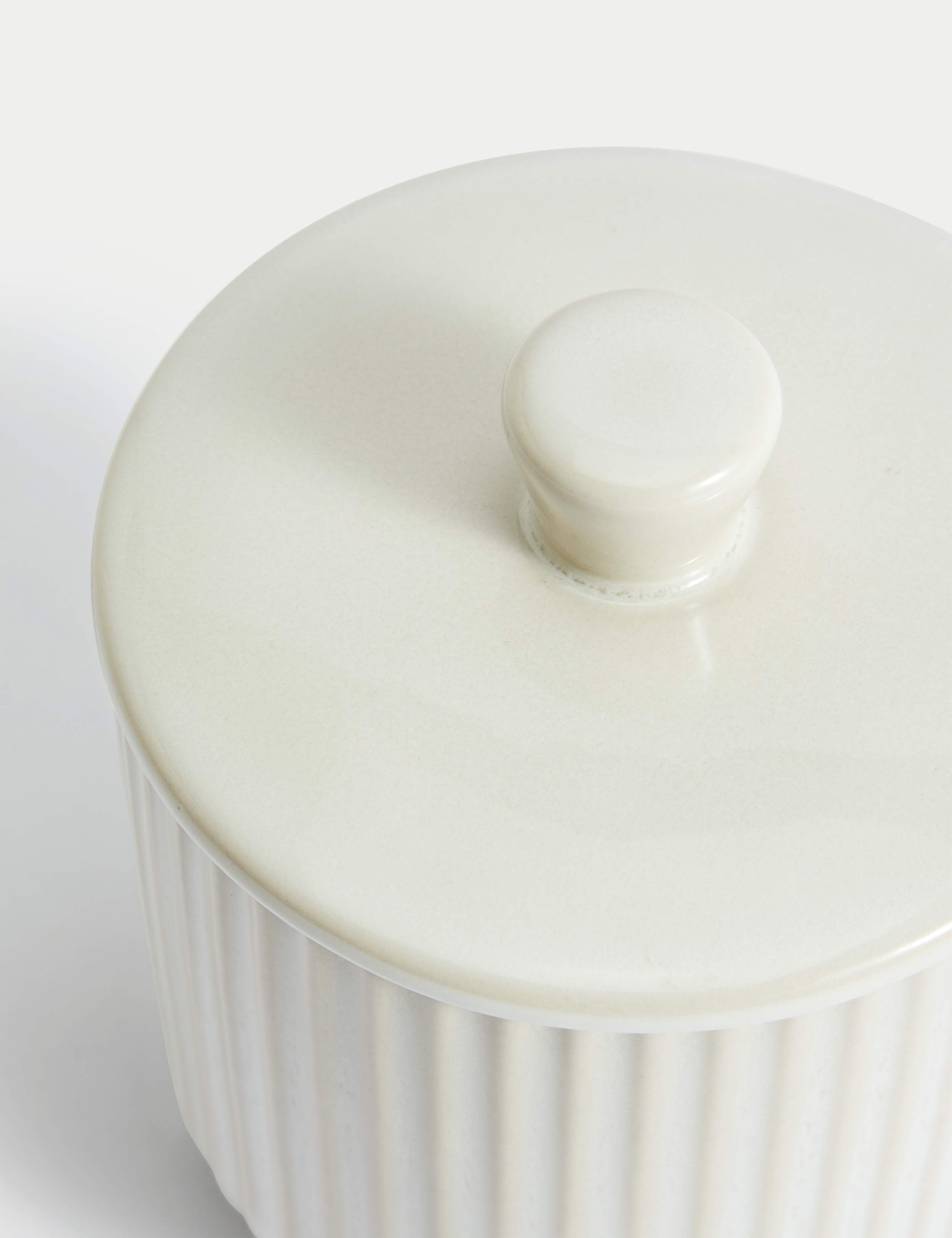 Small Ribbed Storage Jar 4 of 5