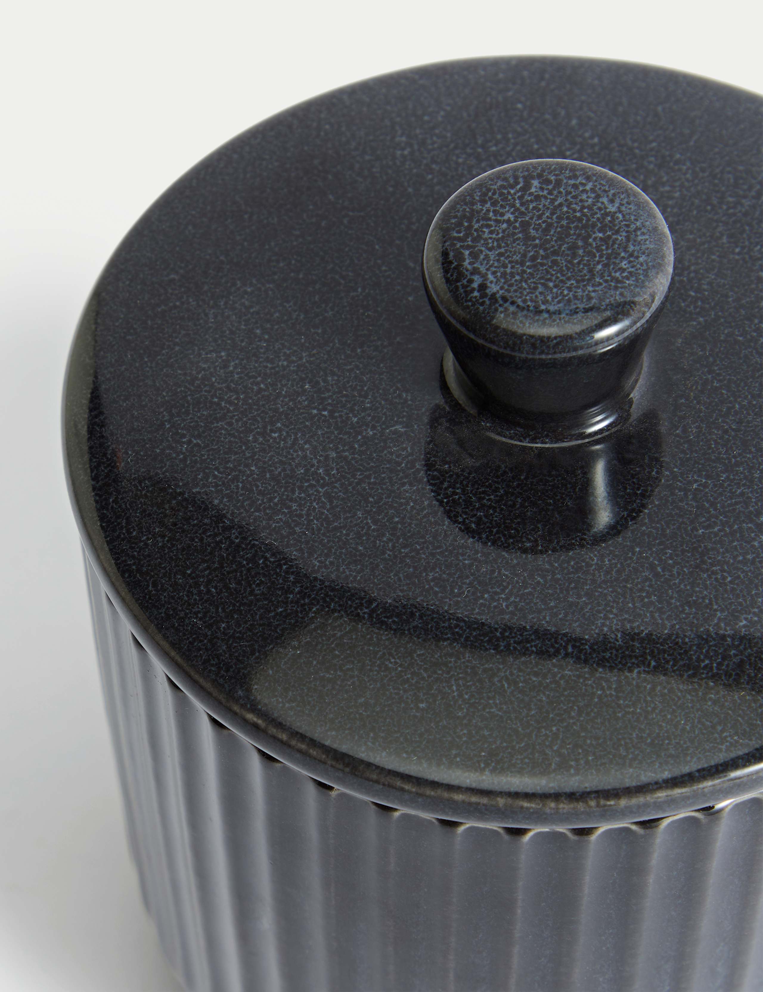 Small Ribbed Storage Jar 3 of 5