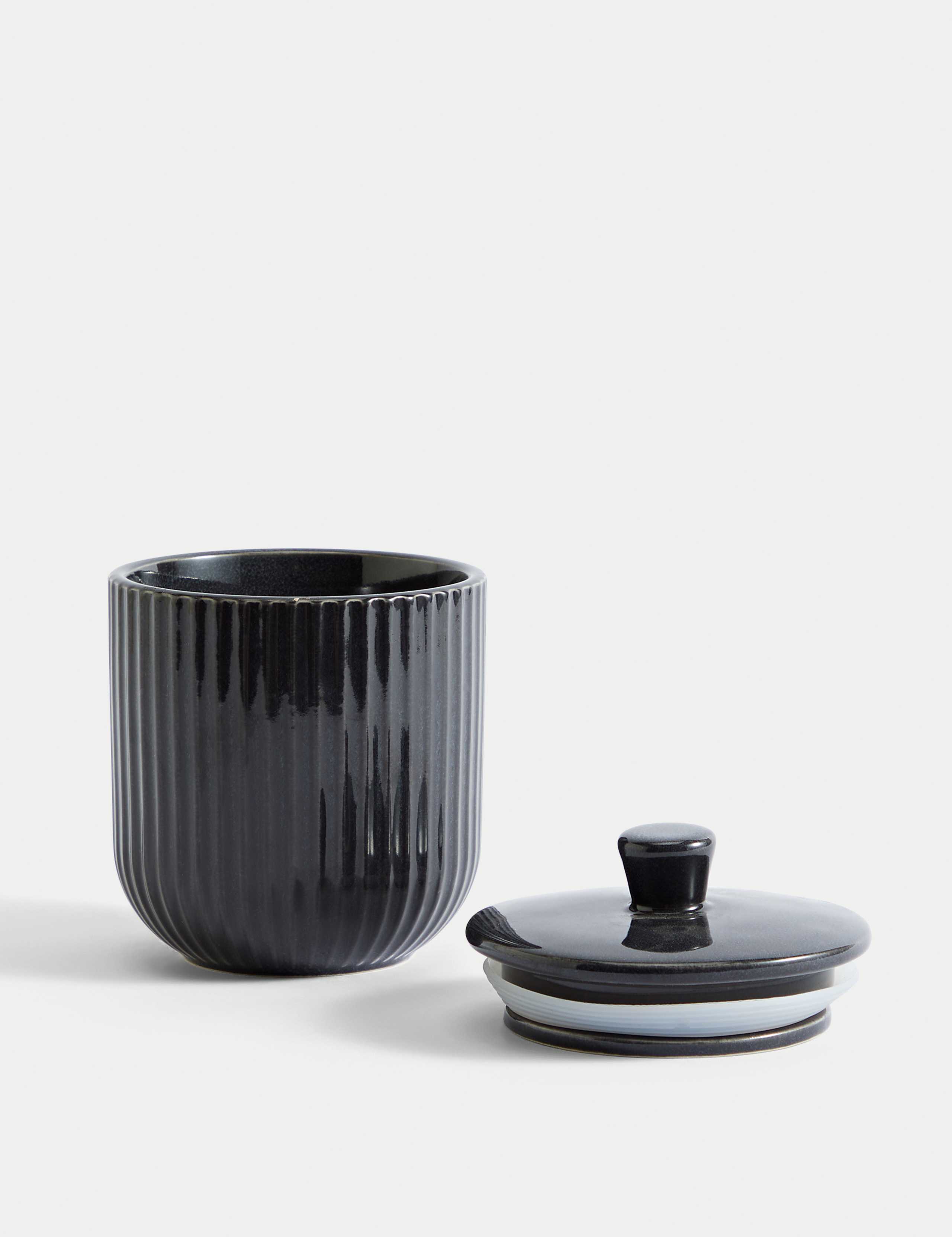 Small Ribbed Storage Jar 2 of 5