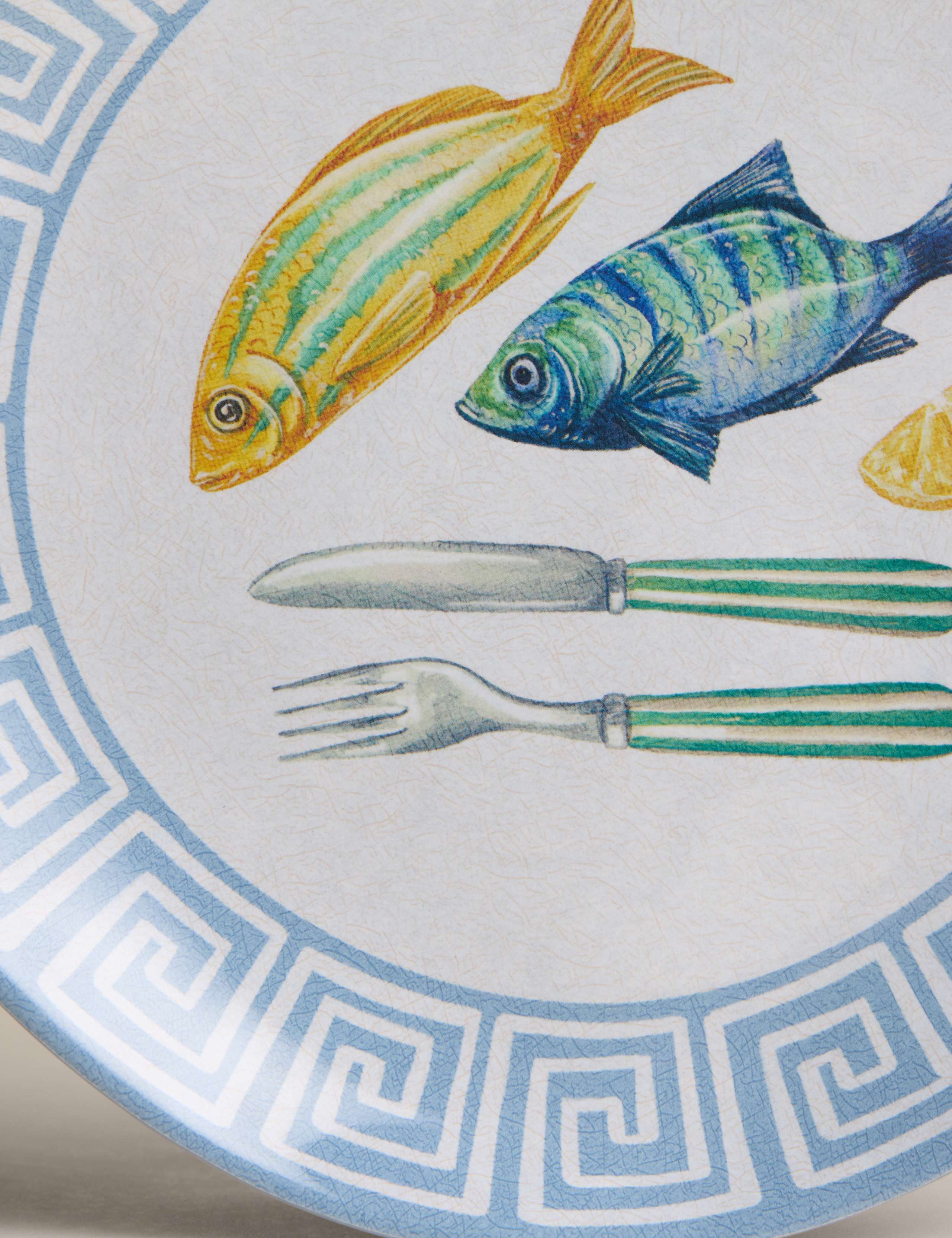 Set of 4 Coastal Icon Picnic Side Plates 5 of 5