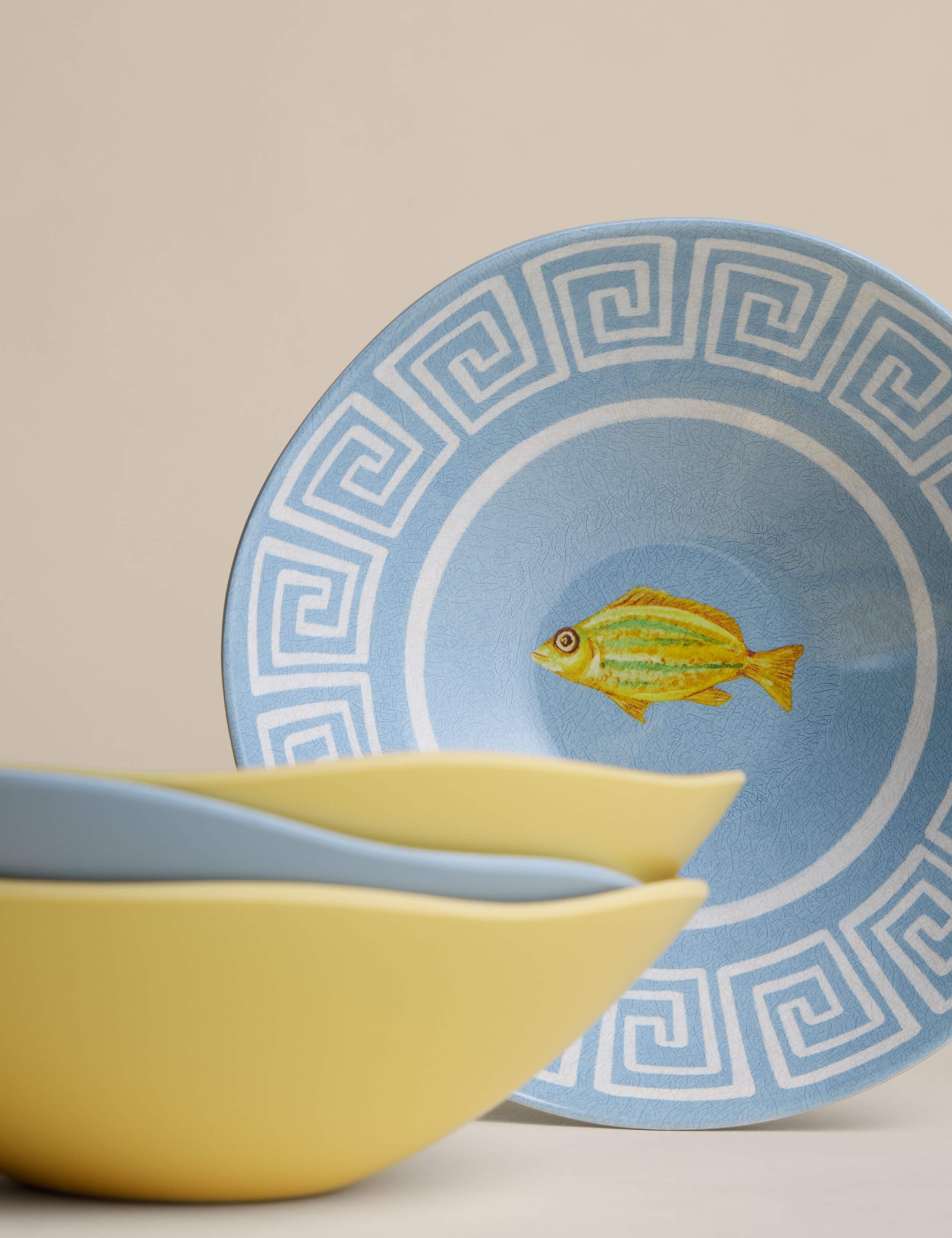 Set of 4 Coastal Icon Picnic Cereal Bowls 1 of 6