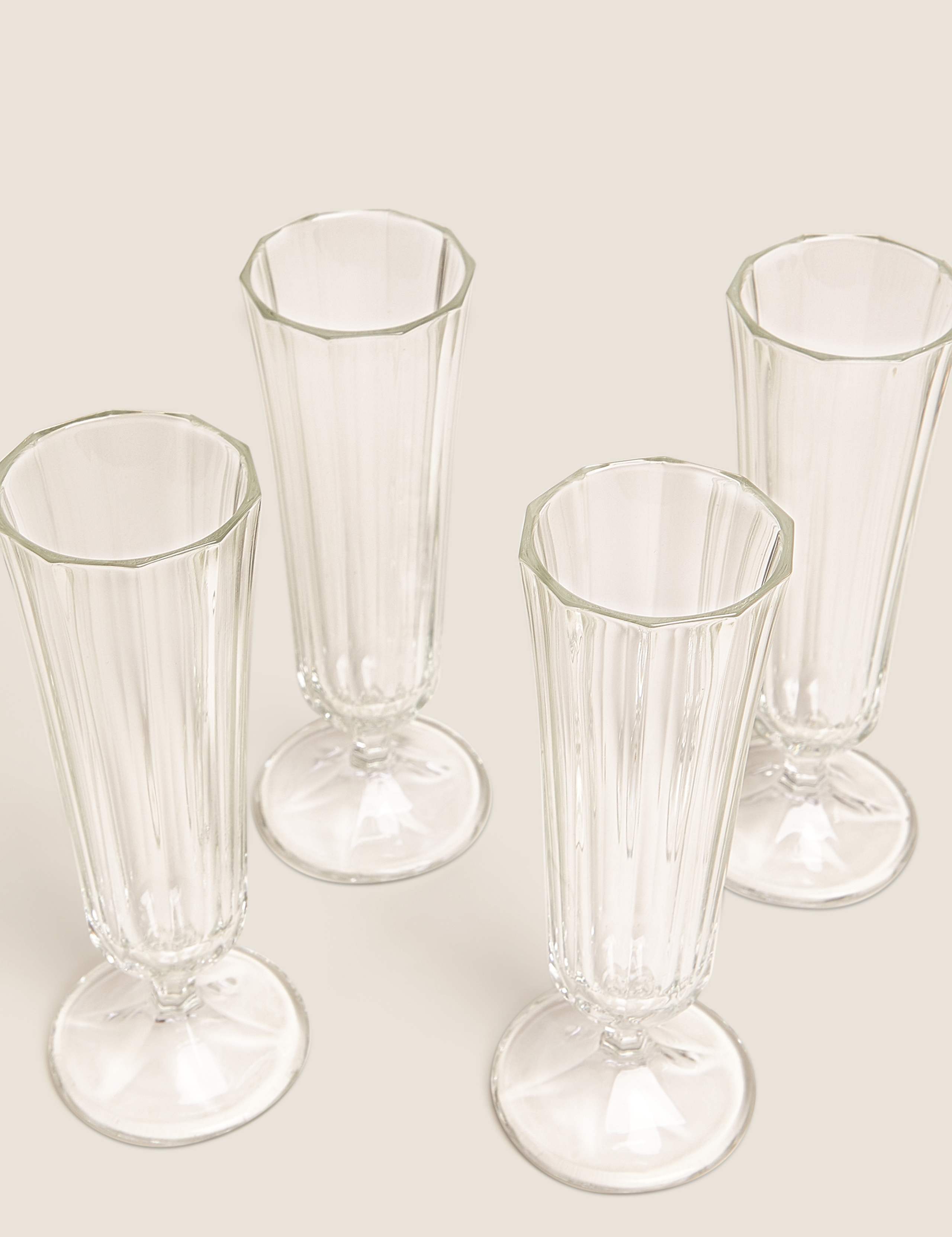Set of 4 Short Stem Flutes 3 of 3
