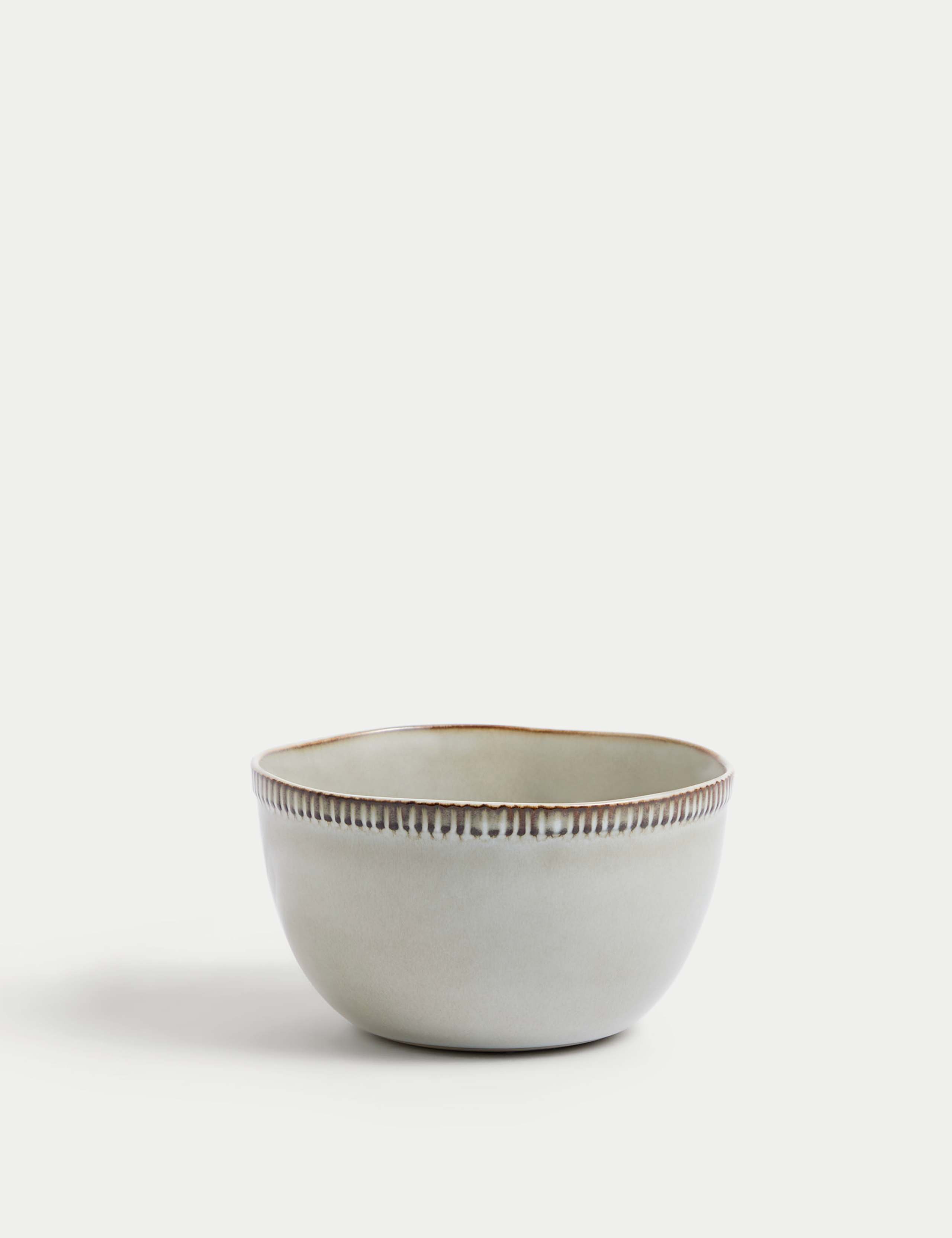Set of 4 Stoneware Cereal Bowls 2 of 4