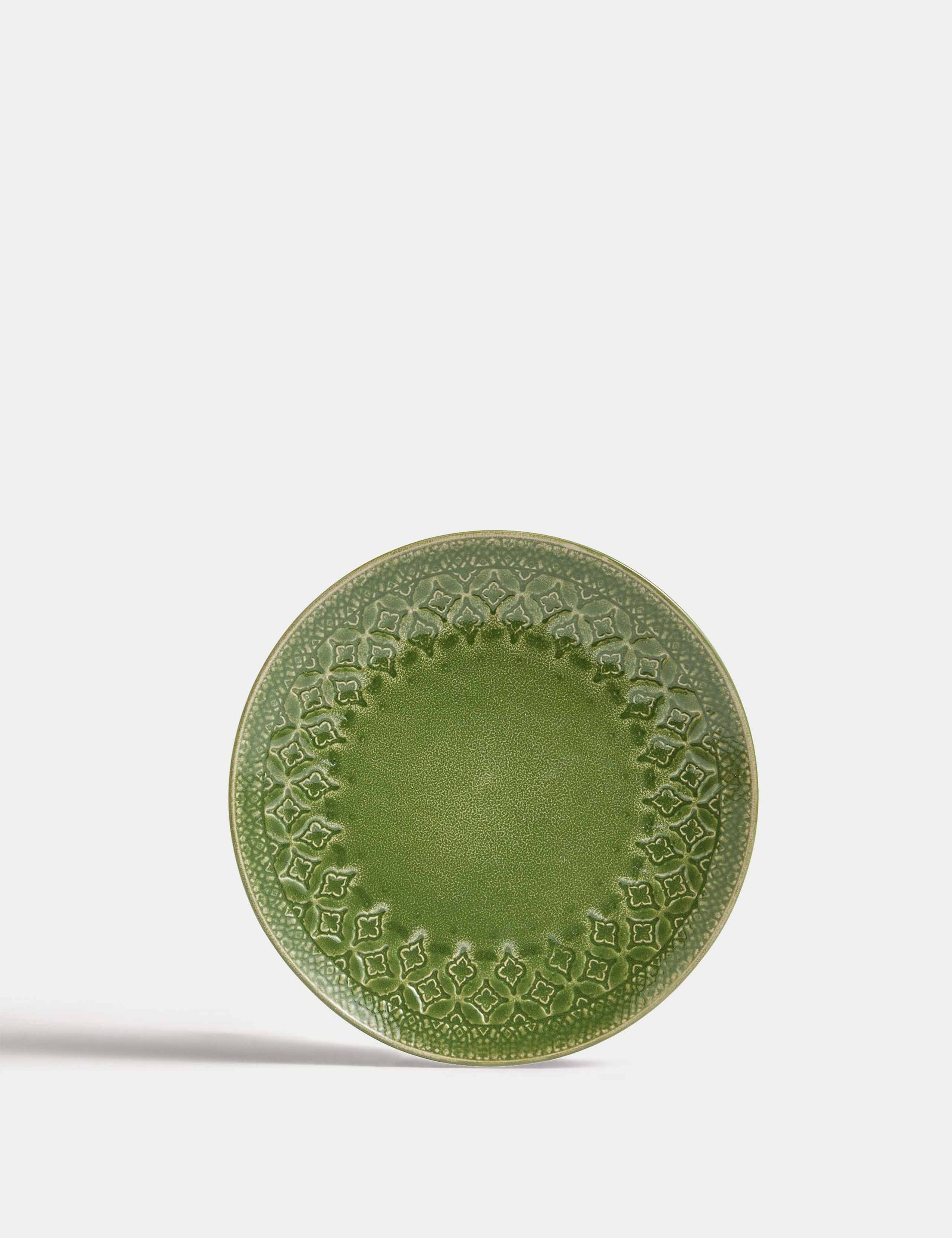 Set of 4 Stoneware Side Plates 2 of 6