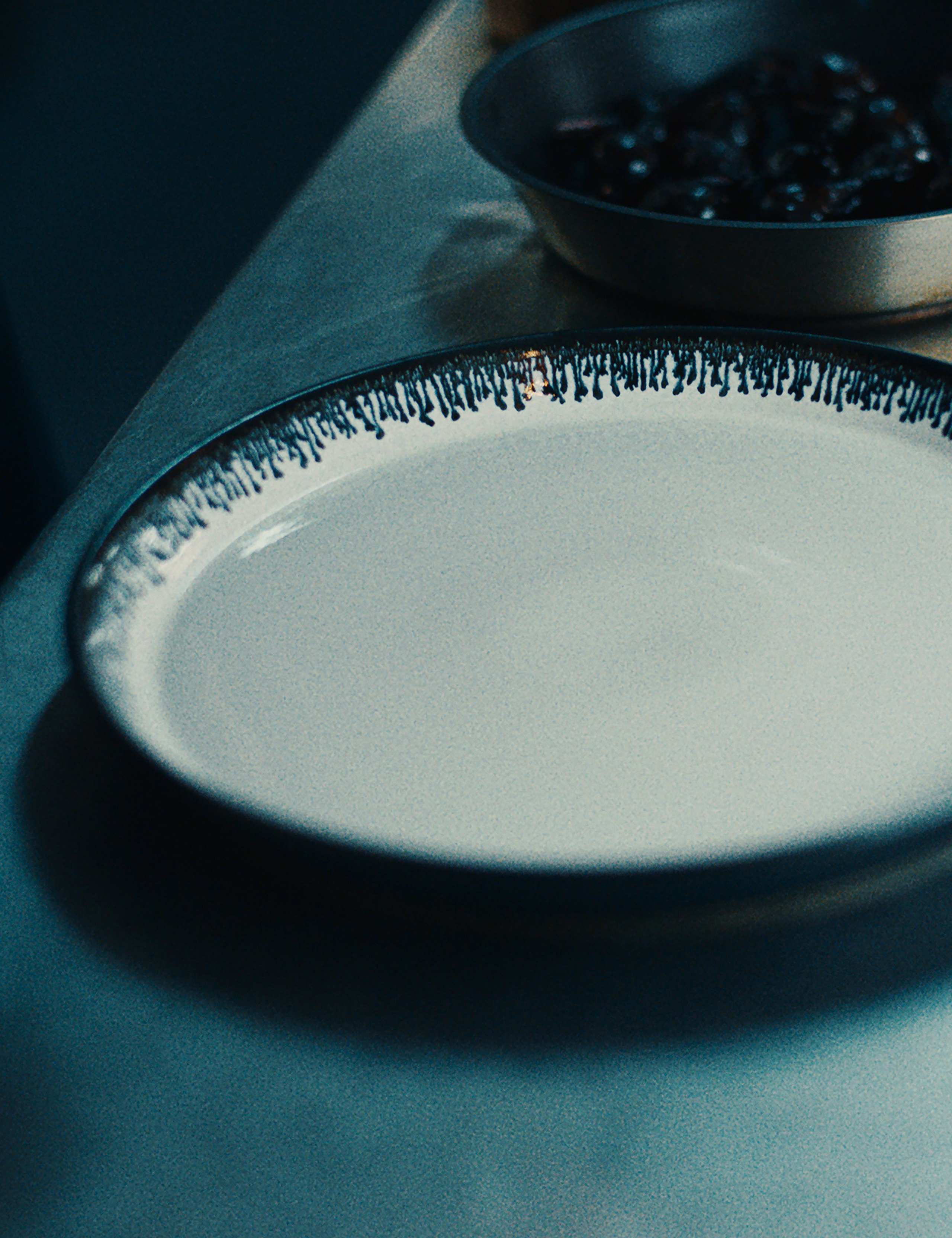 Reactive Glaze Dinner Plate 1 of 8