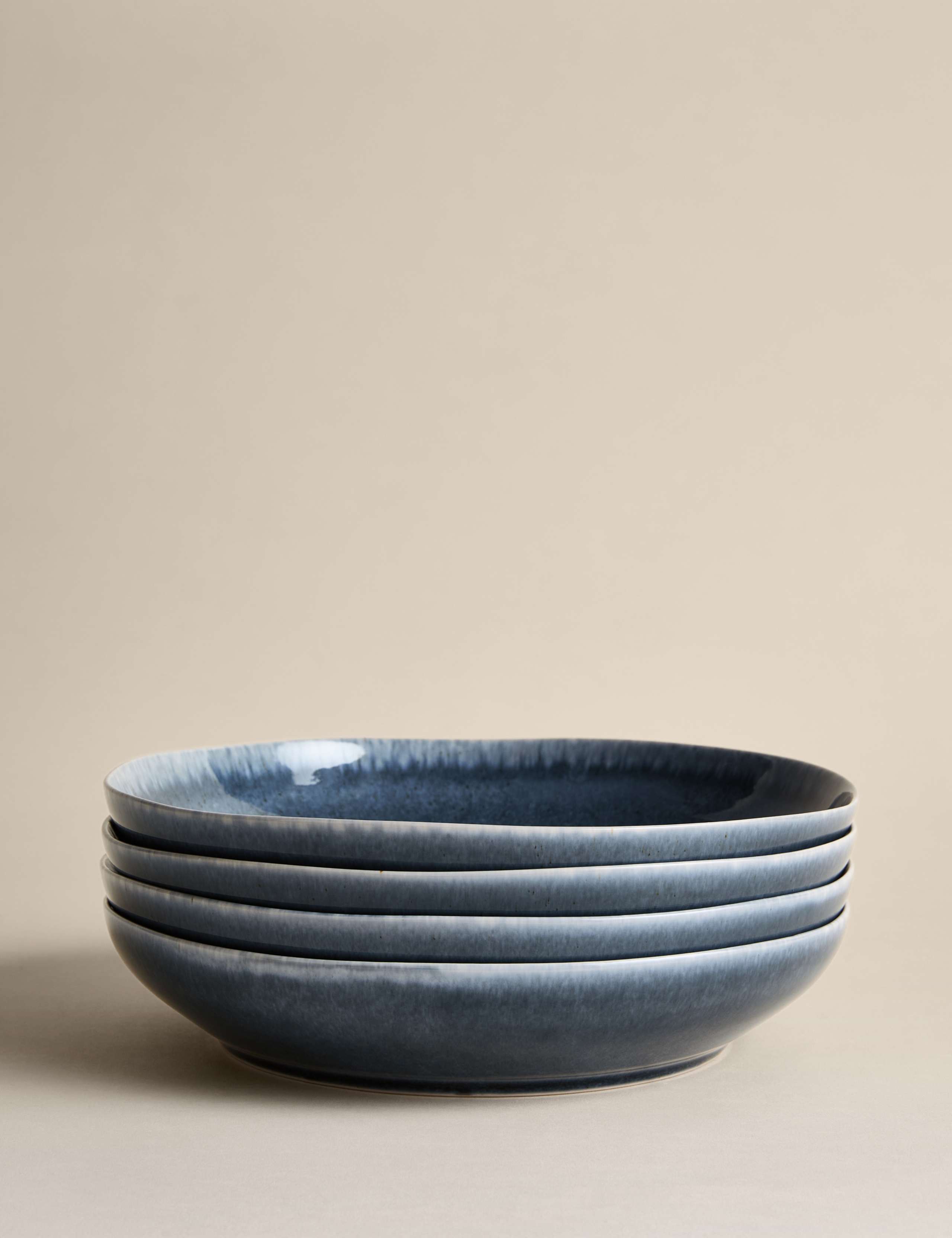 Set of 4 Henley Stoneware Pasta Bowls 2 of 4