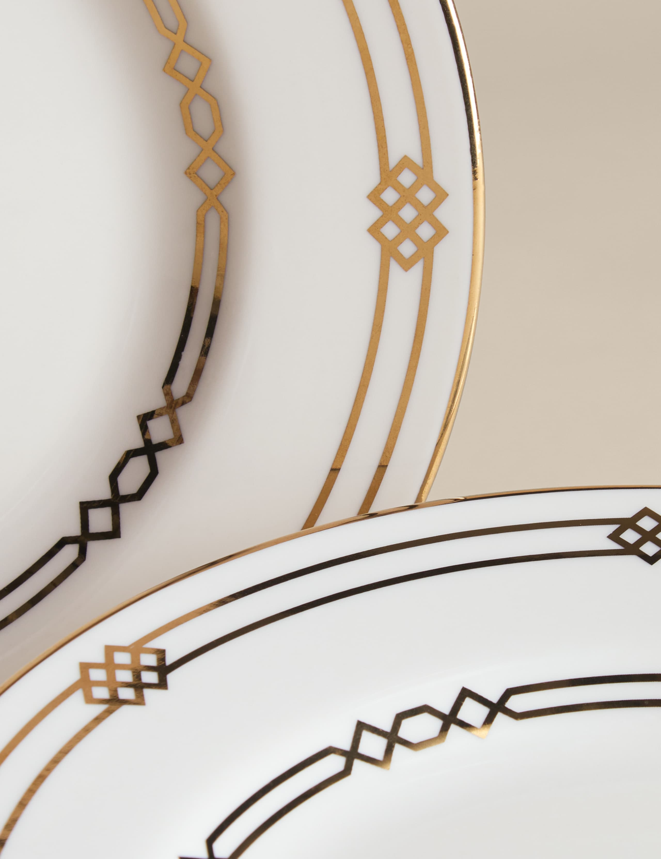 Set of 2 Deco Slogan Side Plates 5 of 7
