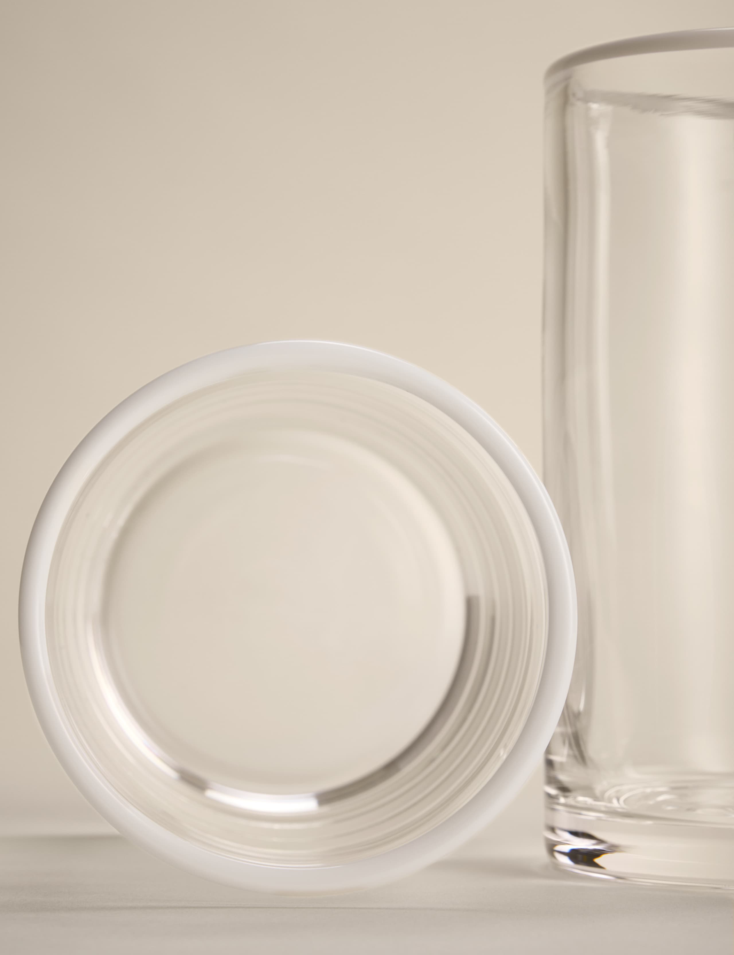 Set of 2 Contrast Rim Hi Ball Glasses 4 of 5