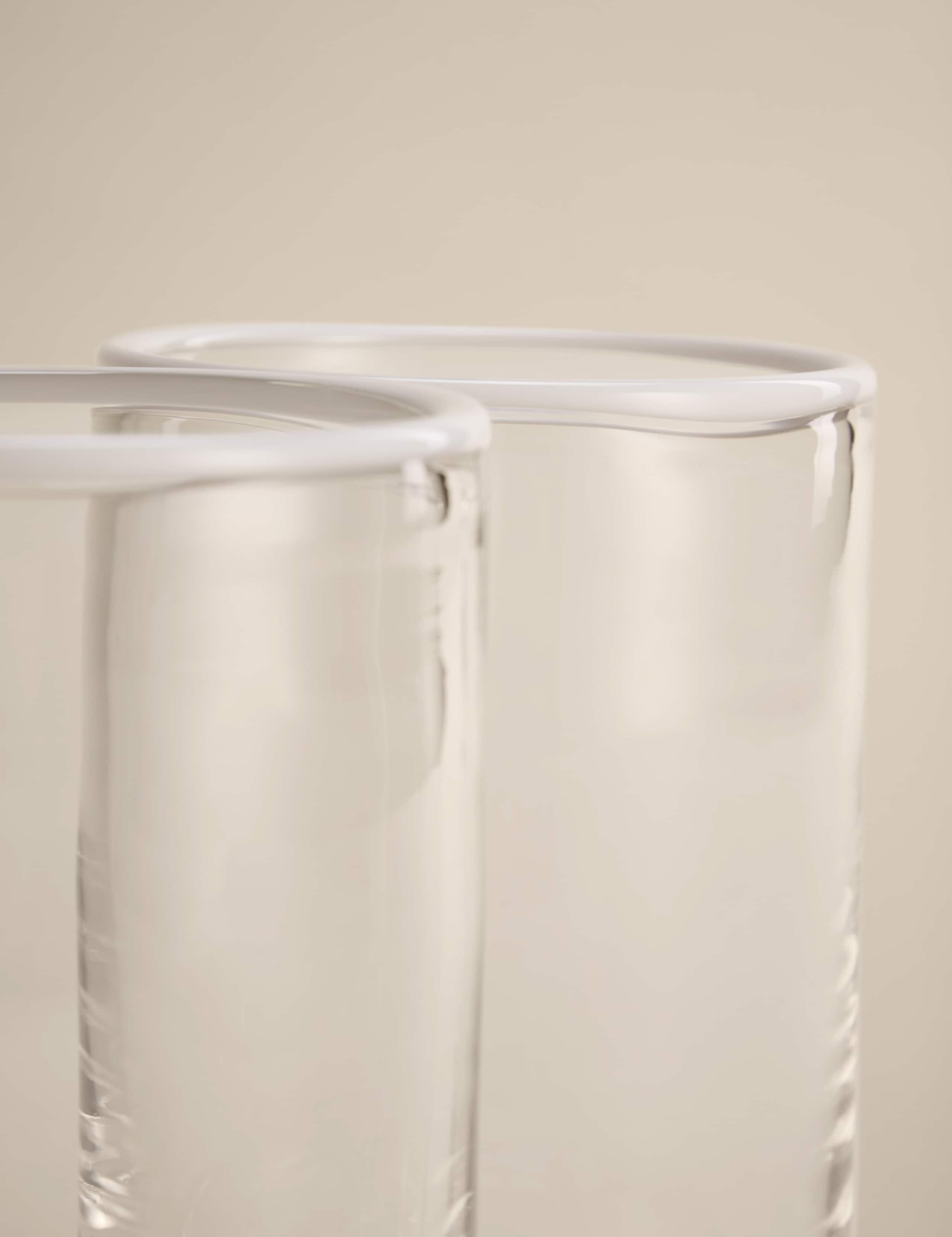 Set of 2 Contrast Rim Hi Ball Glasses 5 of 5