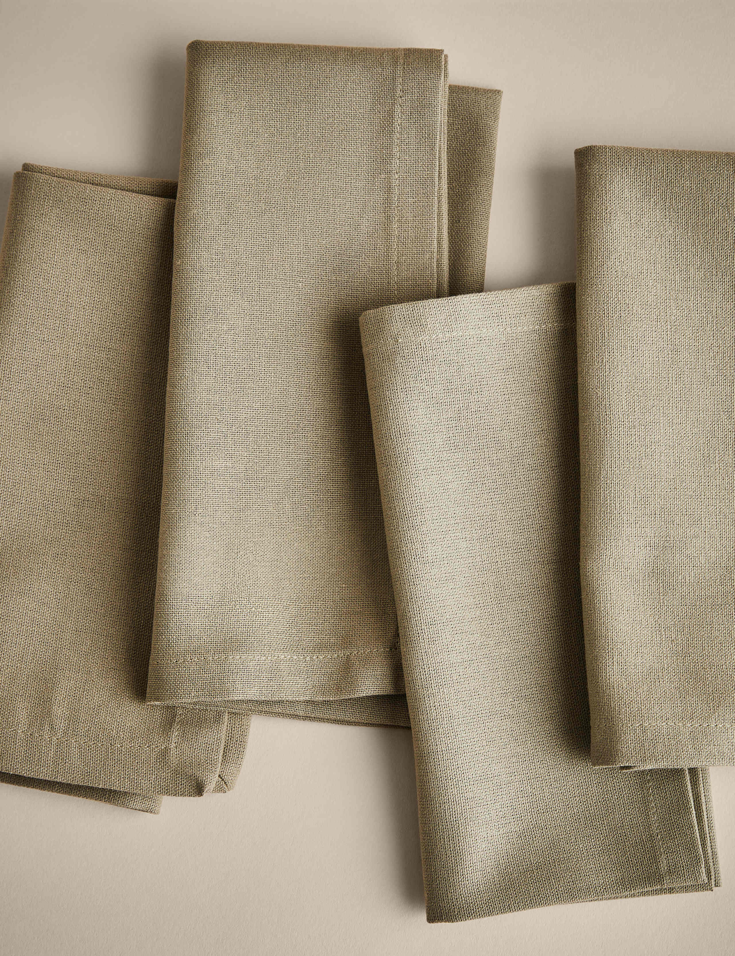 Set of 4 Pure Cotton Napkins 1 of 5