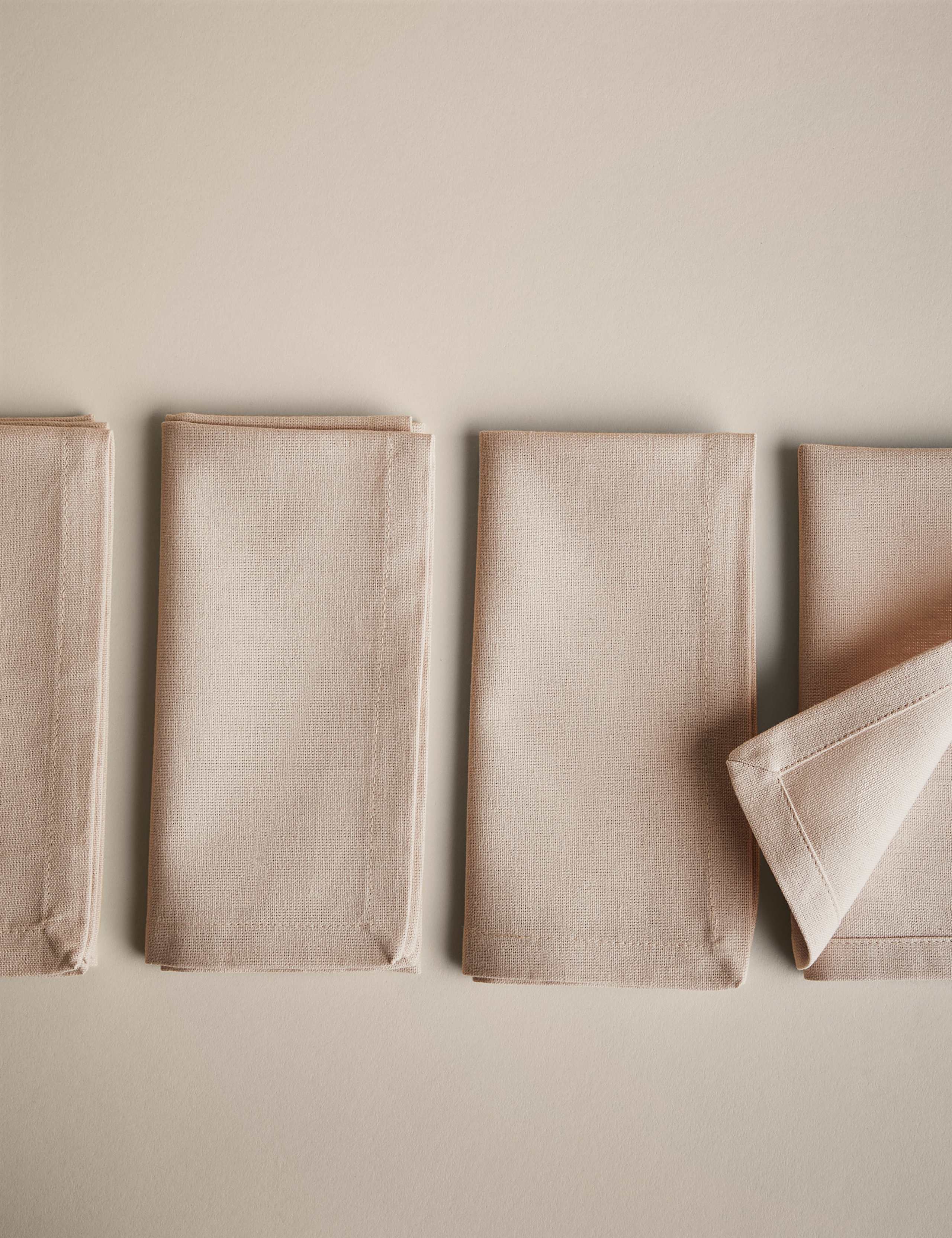 Set of 4 Pure Cotton Napkins 1 of 4