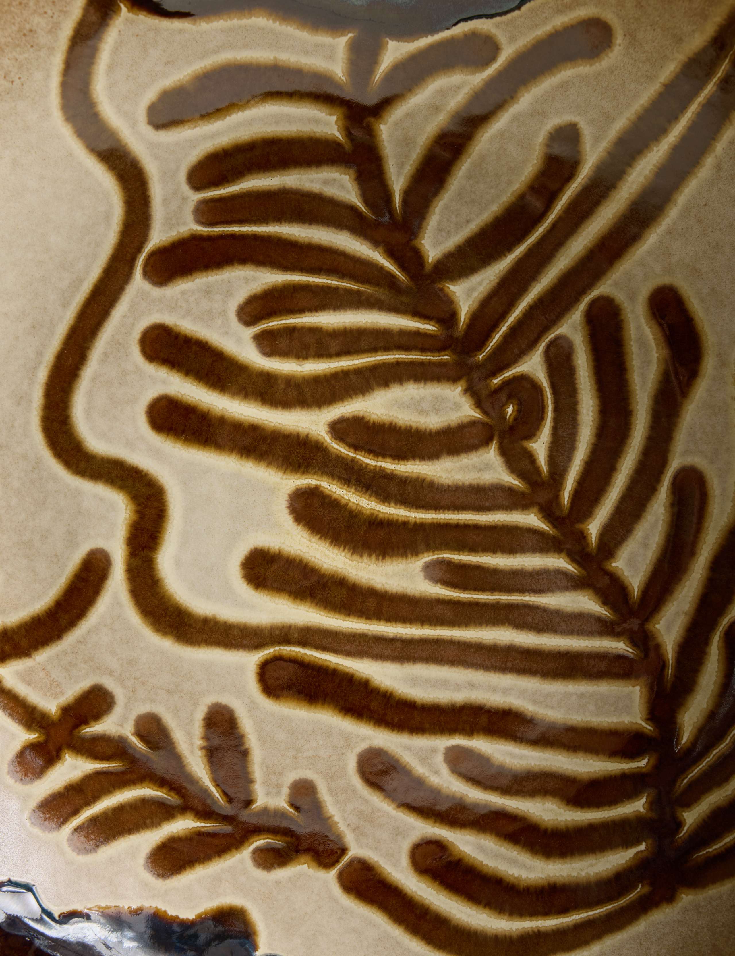 Painterly Large Stoneware Serving Bowl 4 of 6