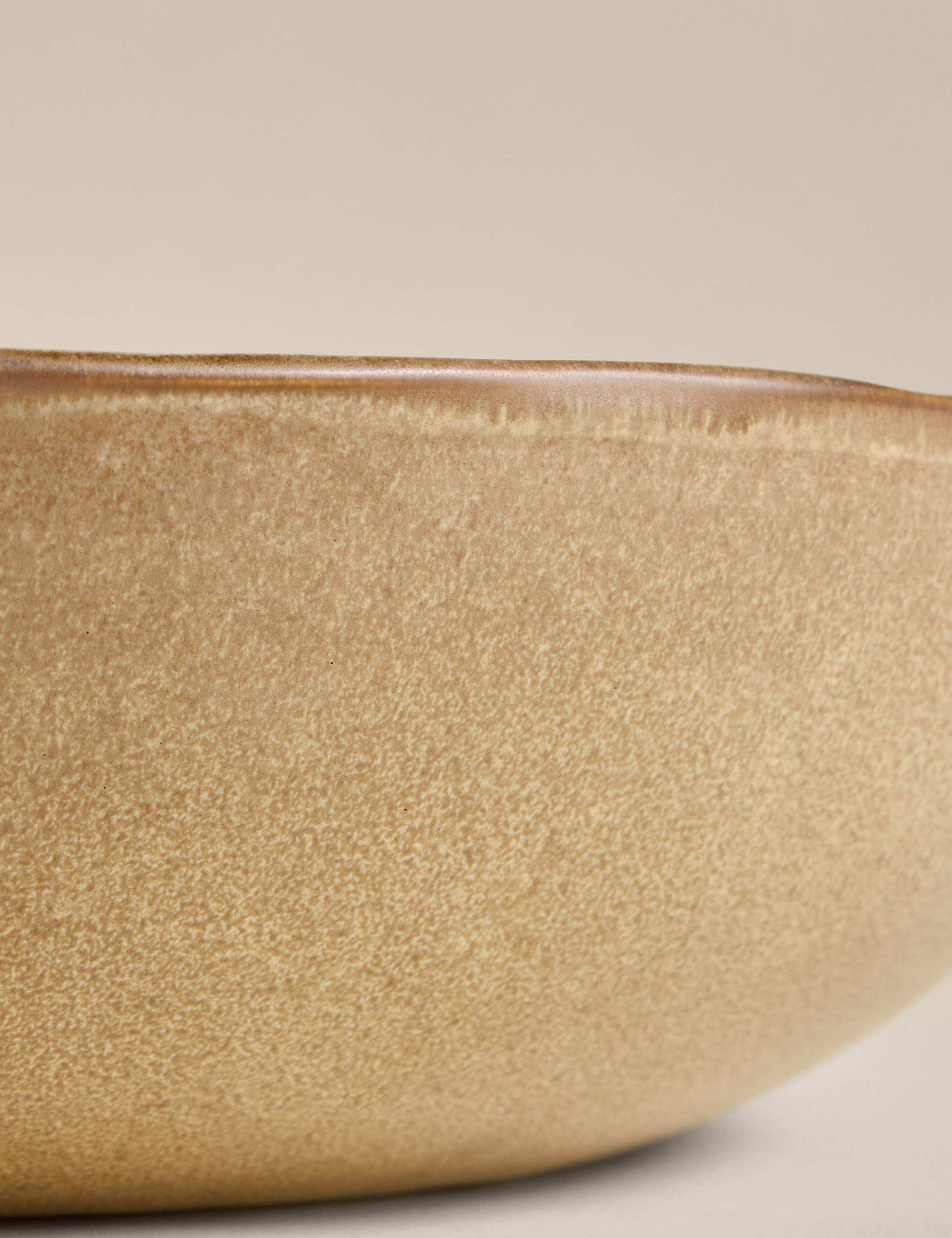 Painterly Large Stoneware Serving Bowl 6 of 6